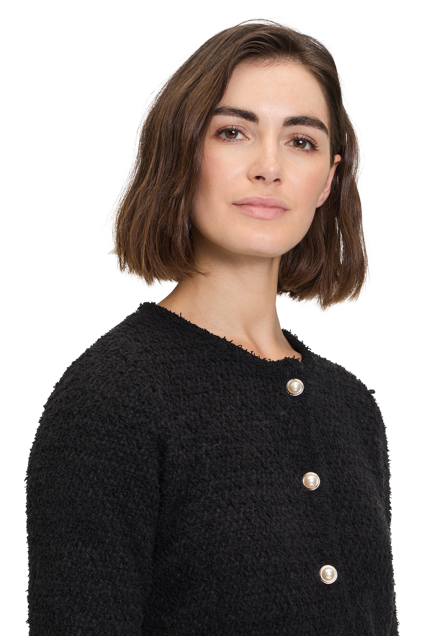 Vera Mont Cardigan »Strick-Cardigan mit Rundhalsausschnitt«