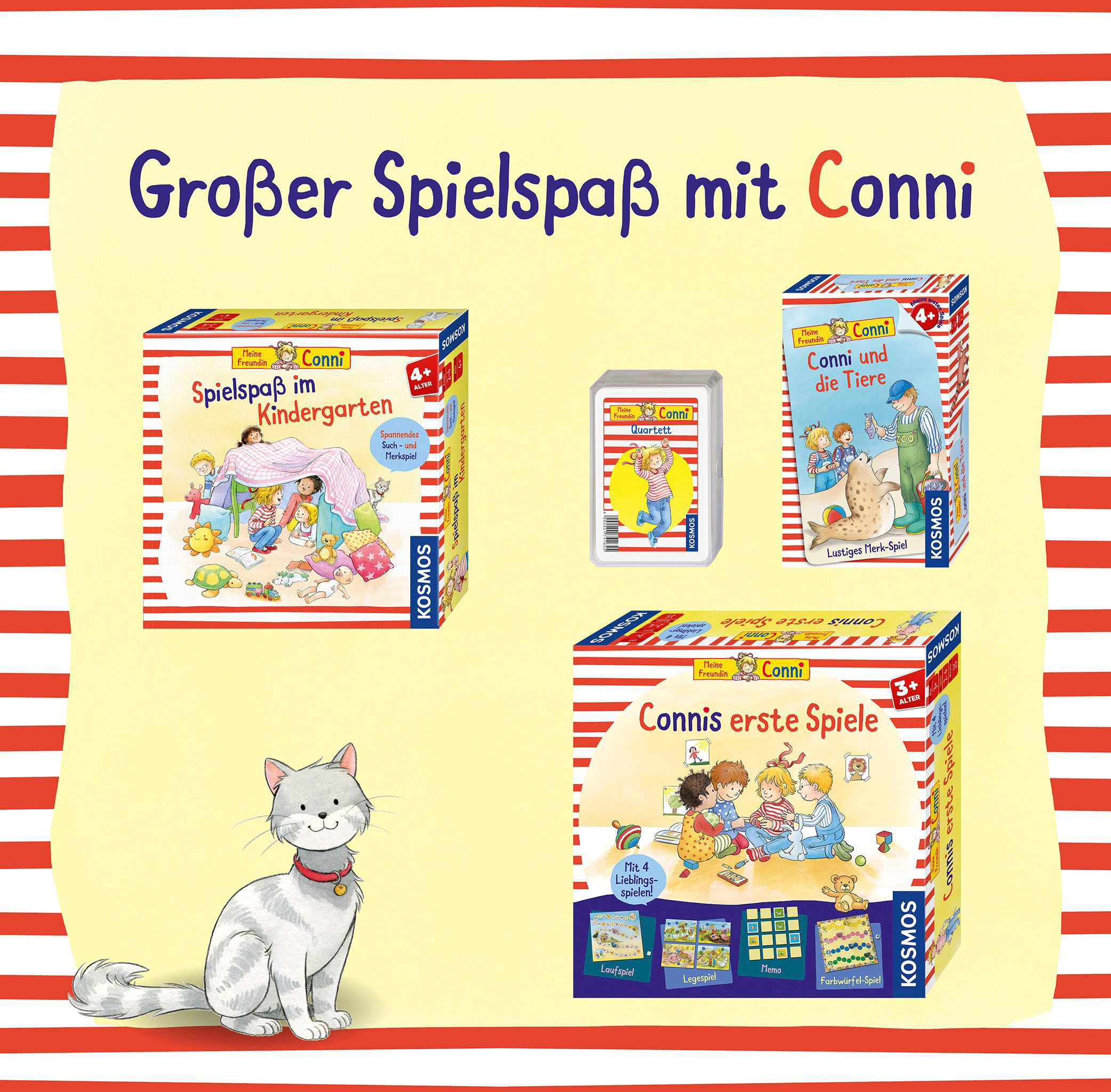 Kosmos Spiel »Conni - Spielspaß im Kindergarten«, Made in Germany