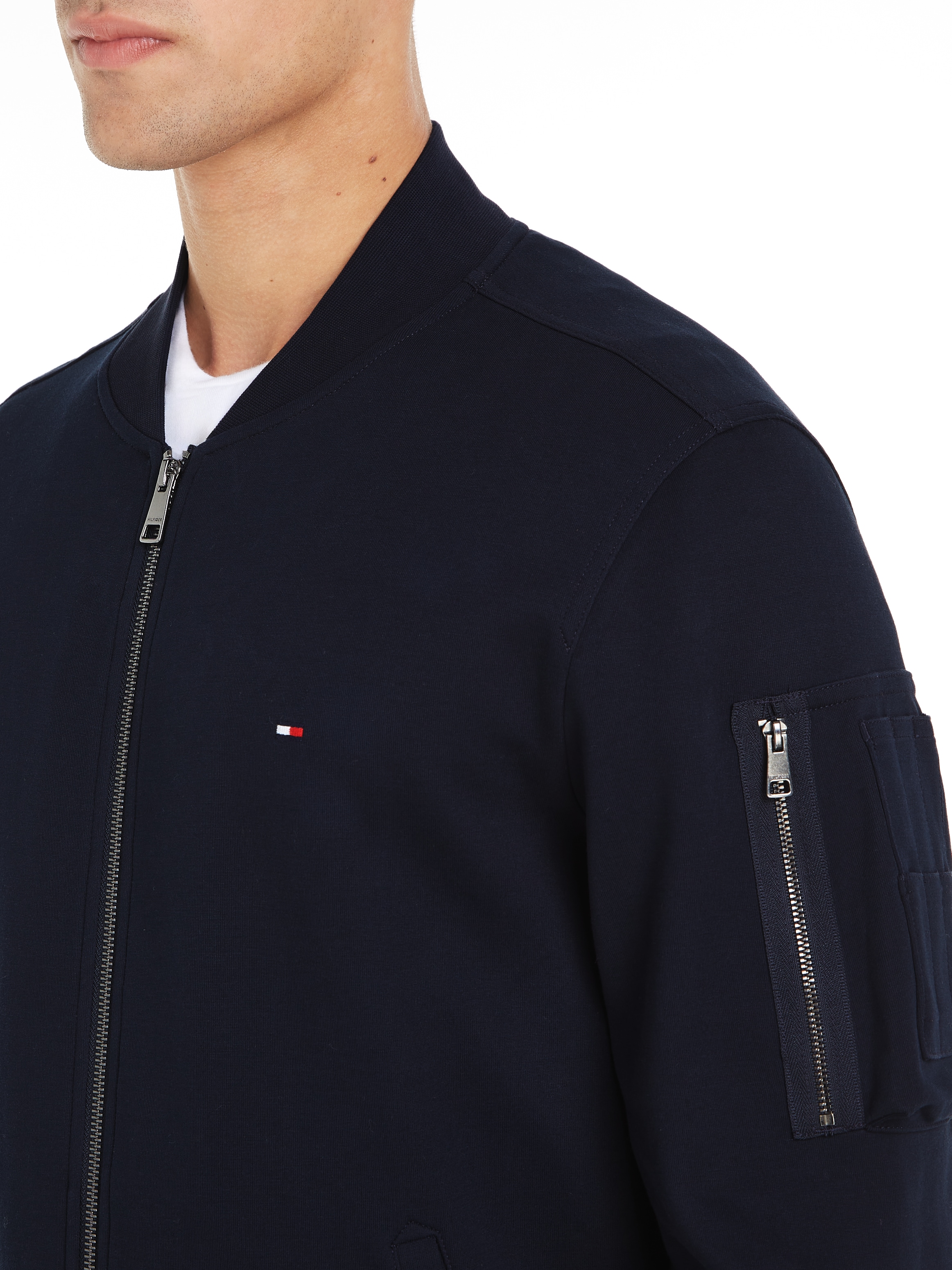 Tommy Hilfiger Sweatjacke »ESSENTIAL INTECHNO BASEBALL JKT«