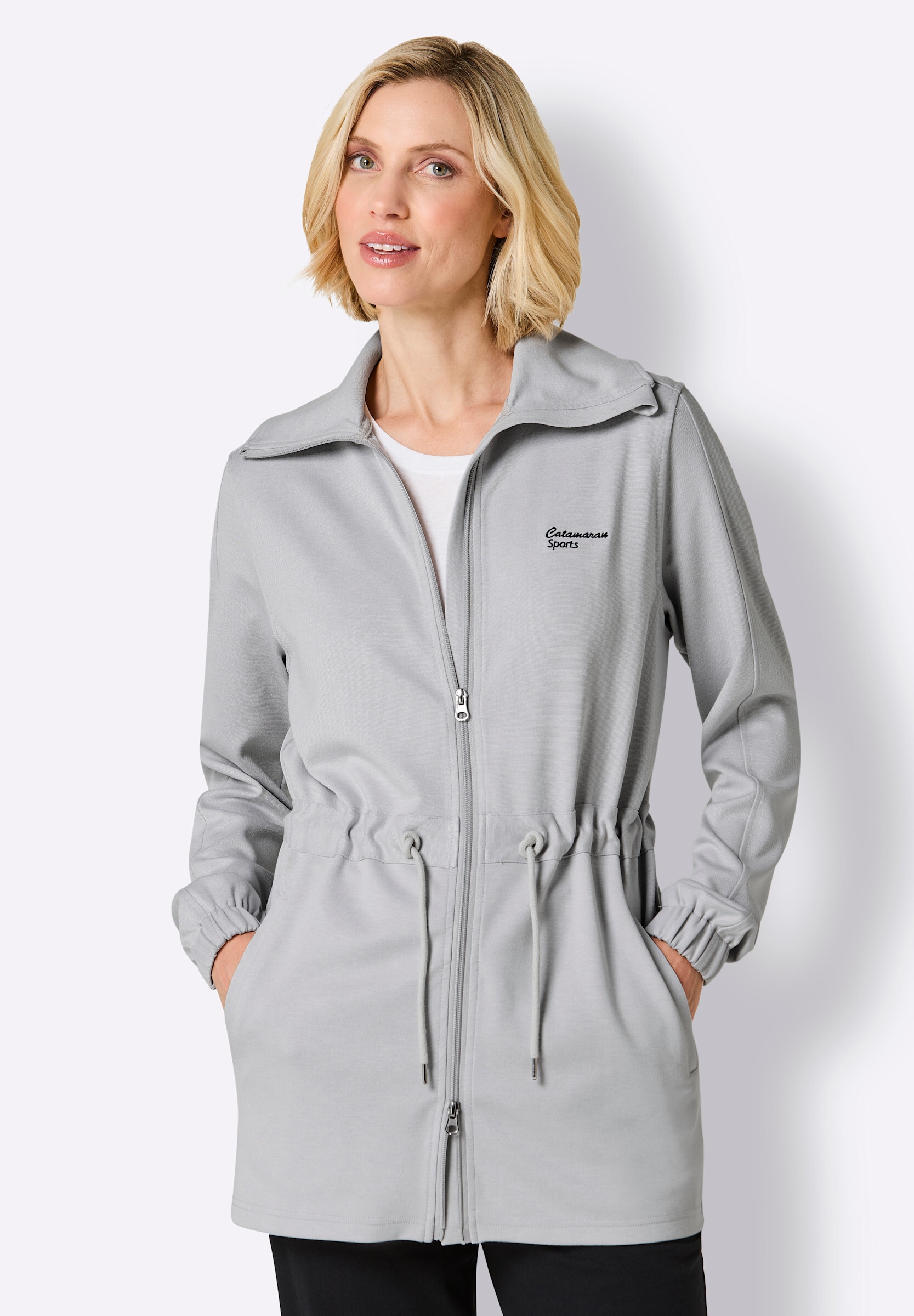 Witt Shirtjacke »Freizeitjacke Sweatjacke , auf Taillenhöhe weitenregulierbar«