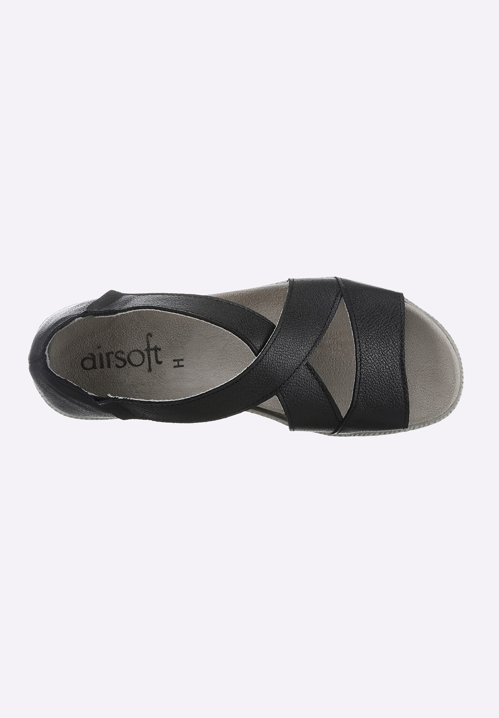 airsoft modern+ Sandalette »Sandalette Sandalette mit Wechselfußbett«