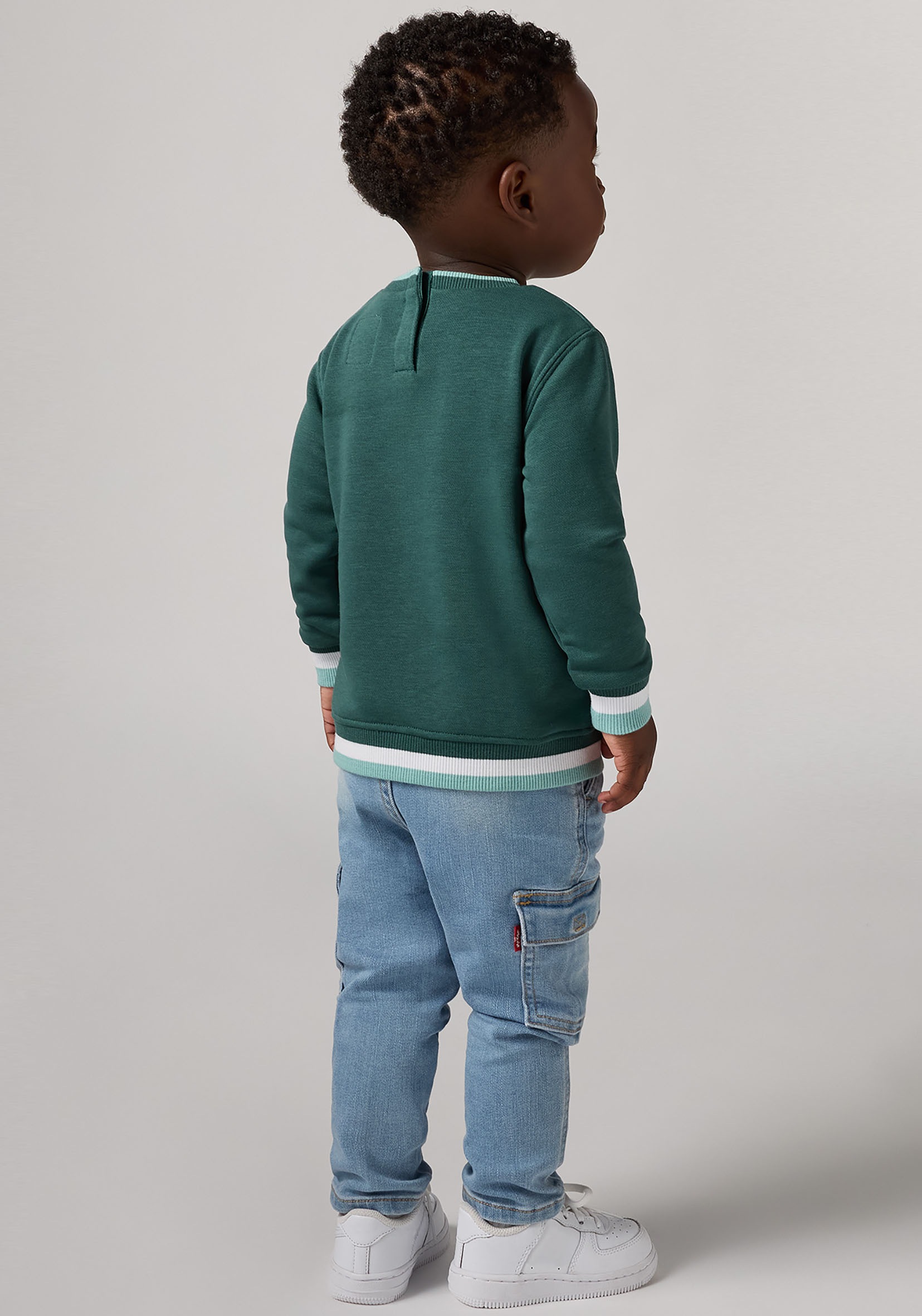 Levi's® Kids Sweatshirt »LVB VARSITY LEVI TIPPED CREW«, mit Bärchenprint, for Boys