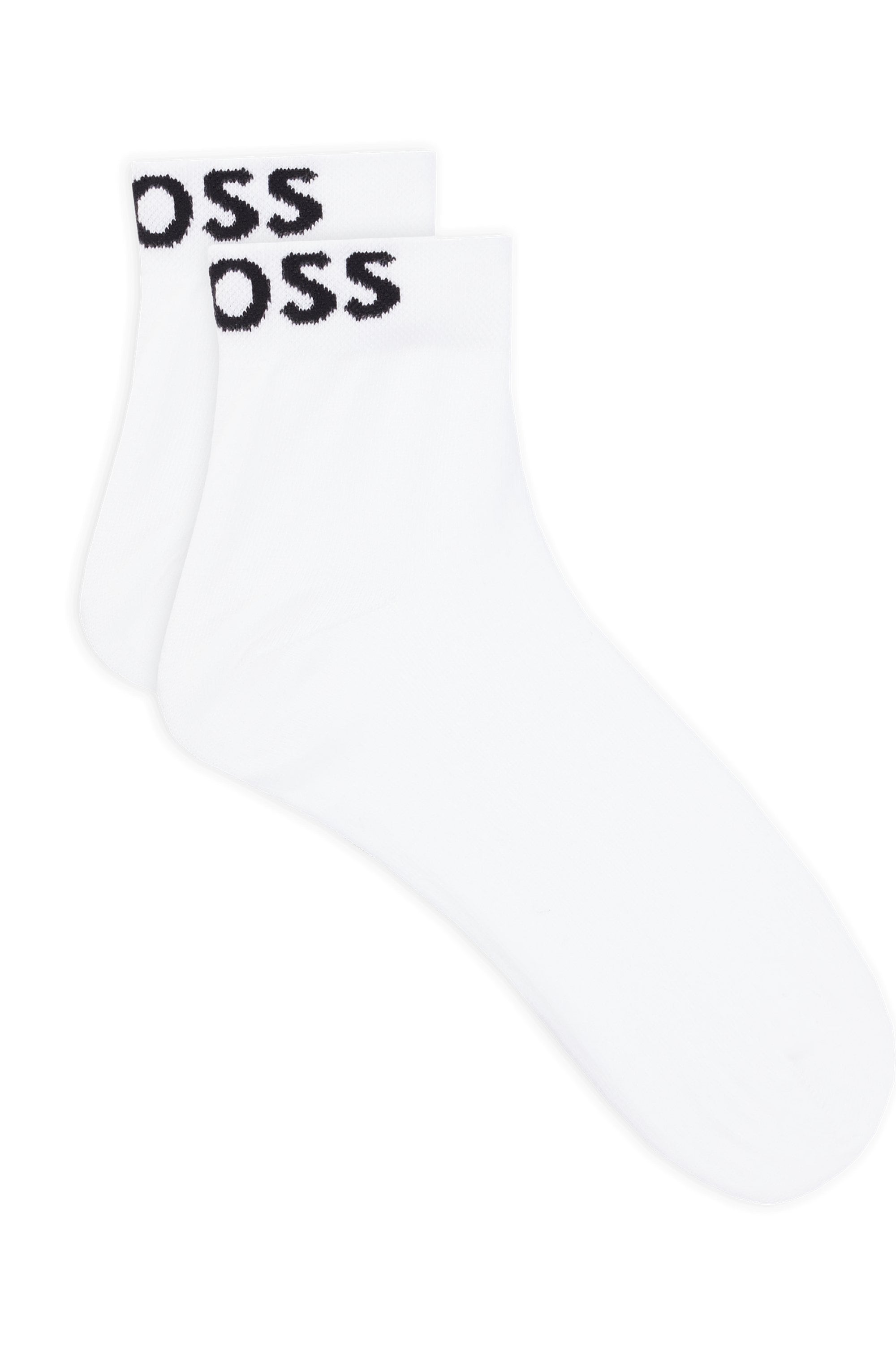 Freizeitsocken »2P SH Logo CC W«, (Packung, 2 Paar, 2er), mit eingestricktem BOSS...