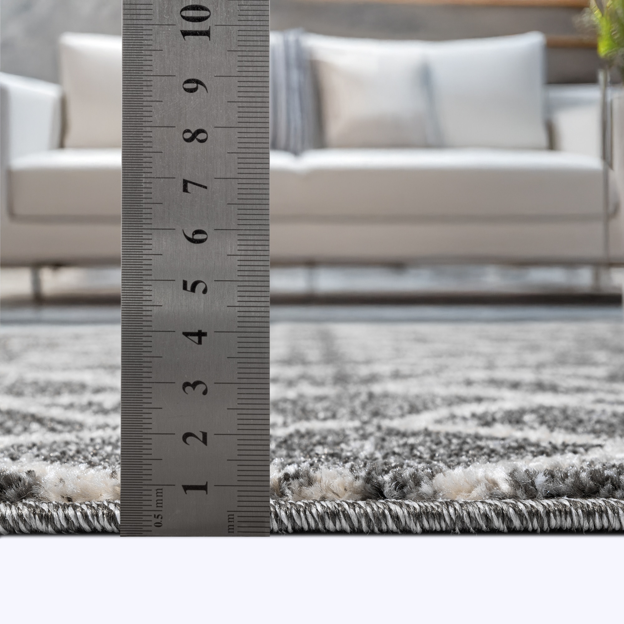 Sanat Teppich »Boho 8203« rechteckig 10 mm Höhe Kurzflor, robust, Boho, Scandic, für Fussbodenheizung geeignet