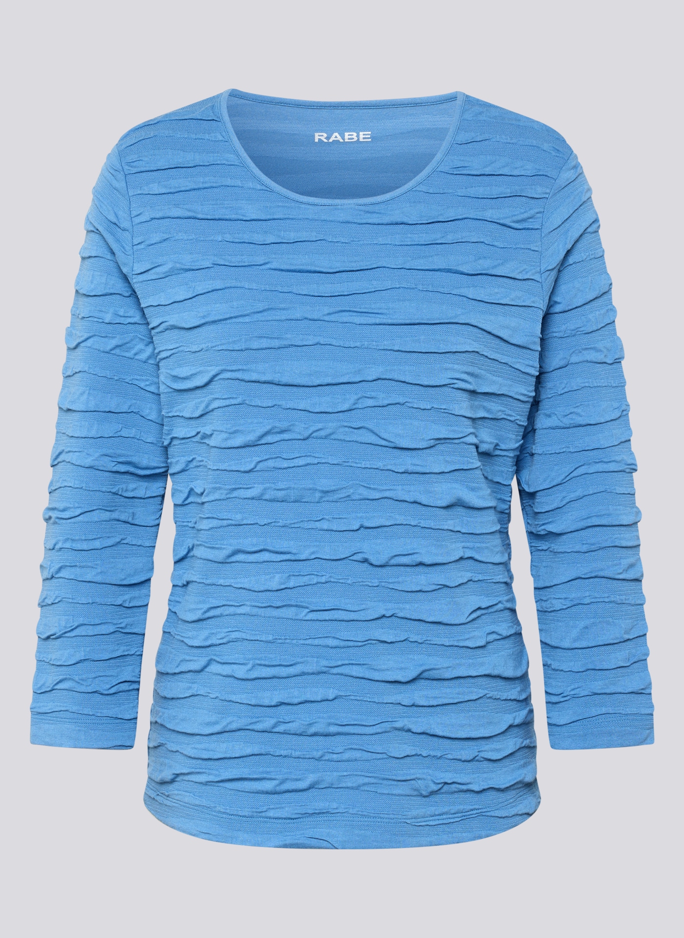 Rabe 3/4-Arm-Shirt, mit Struktur Muster