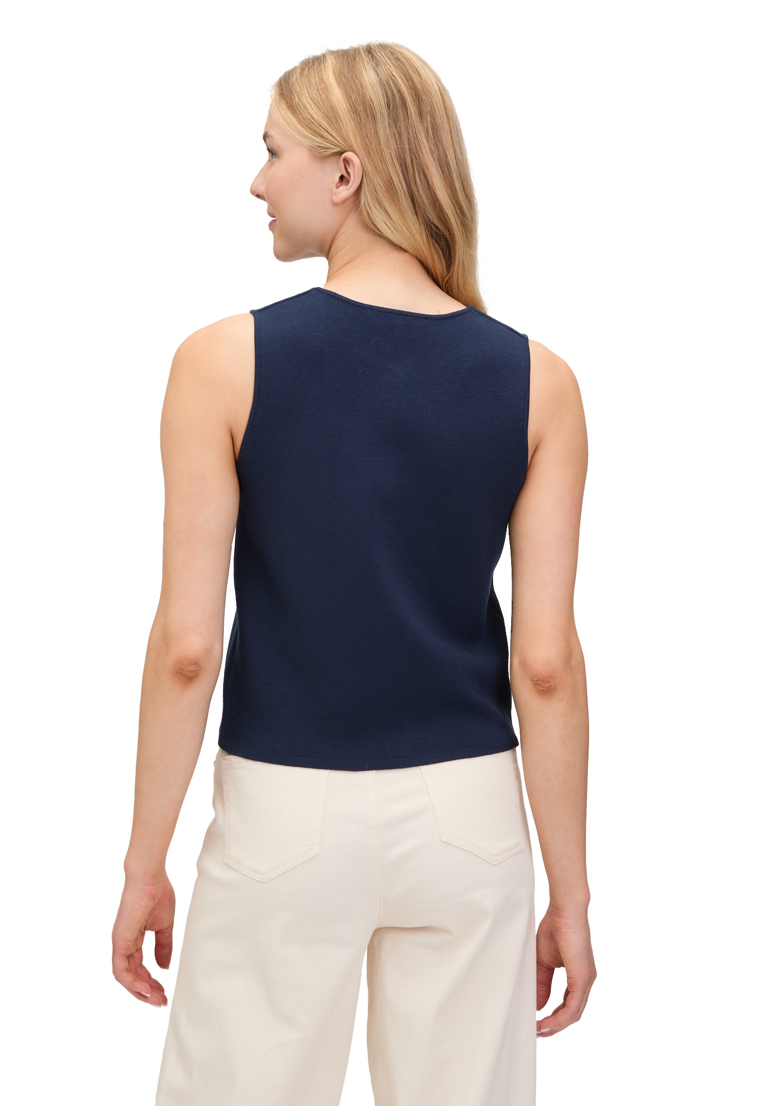 Betty&Co Strickjacke »Strickweste mit Knopfleiste«