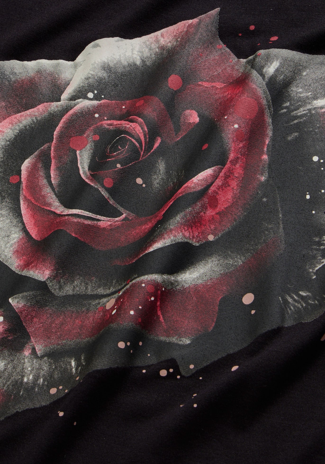 bonprix T-Shirt »Cold-Shoulder-Shirt aus Viskose« Cold-Shoulder-Design, Halbarm, lässige Passform, mit Blumen-Print