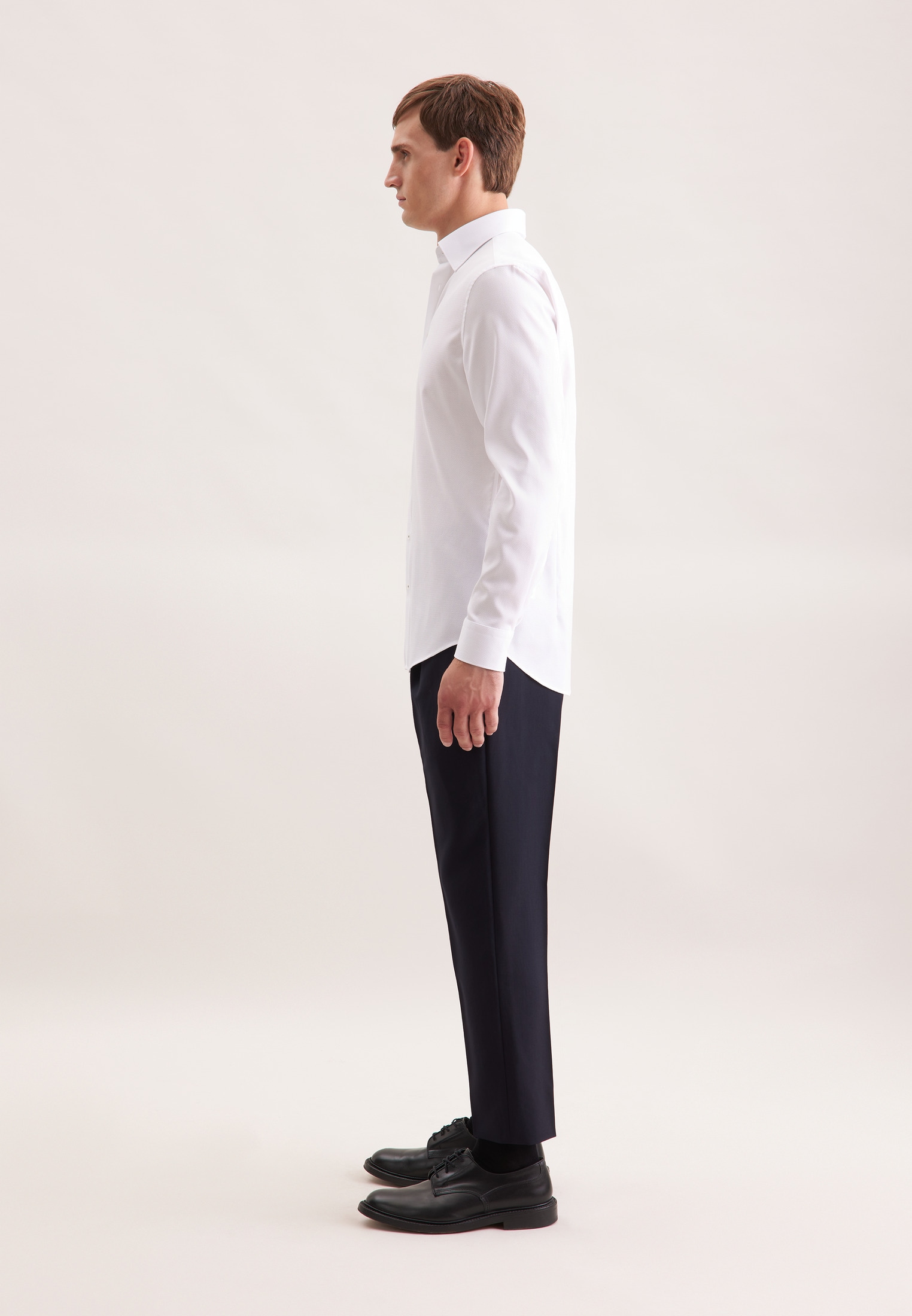 seidensticker Businesshemd »Schwarze Rose«, Shaped 1/1 Covered-Button-Down-Kragen