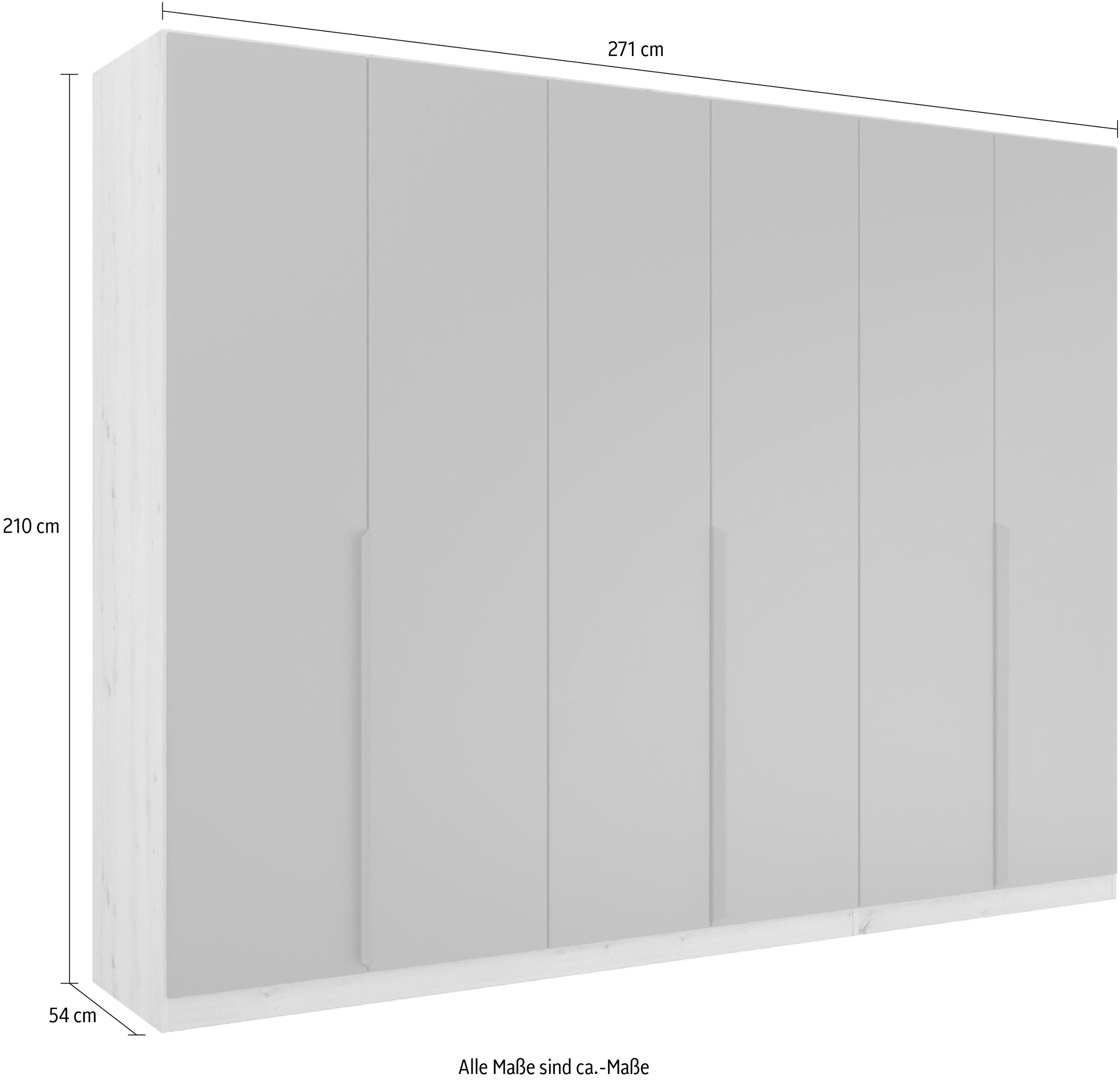rauch Drehtürenschrank »Dark&Wood by Quadra Spin«, im Industrial Style mit Metallgriffstangen
