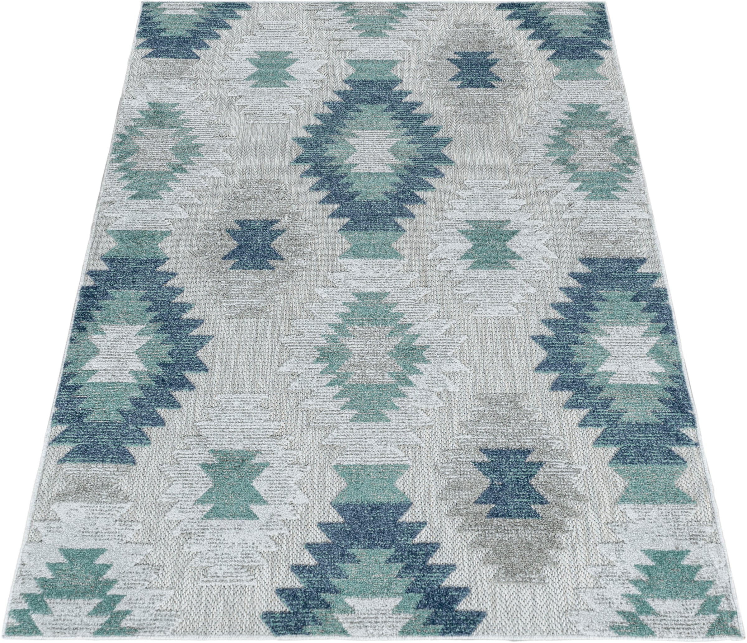 Ayyildiz Teppiche Teppich, geeignet Flachflor bei Outdoor In-und rechteckig, online mit OTTO Hoch-Tief-Struktur