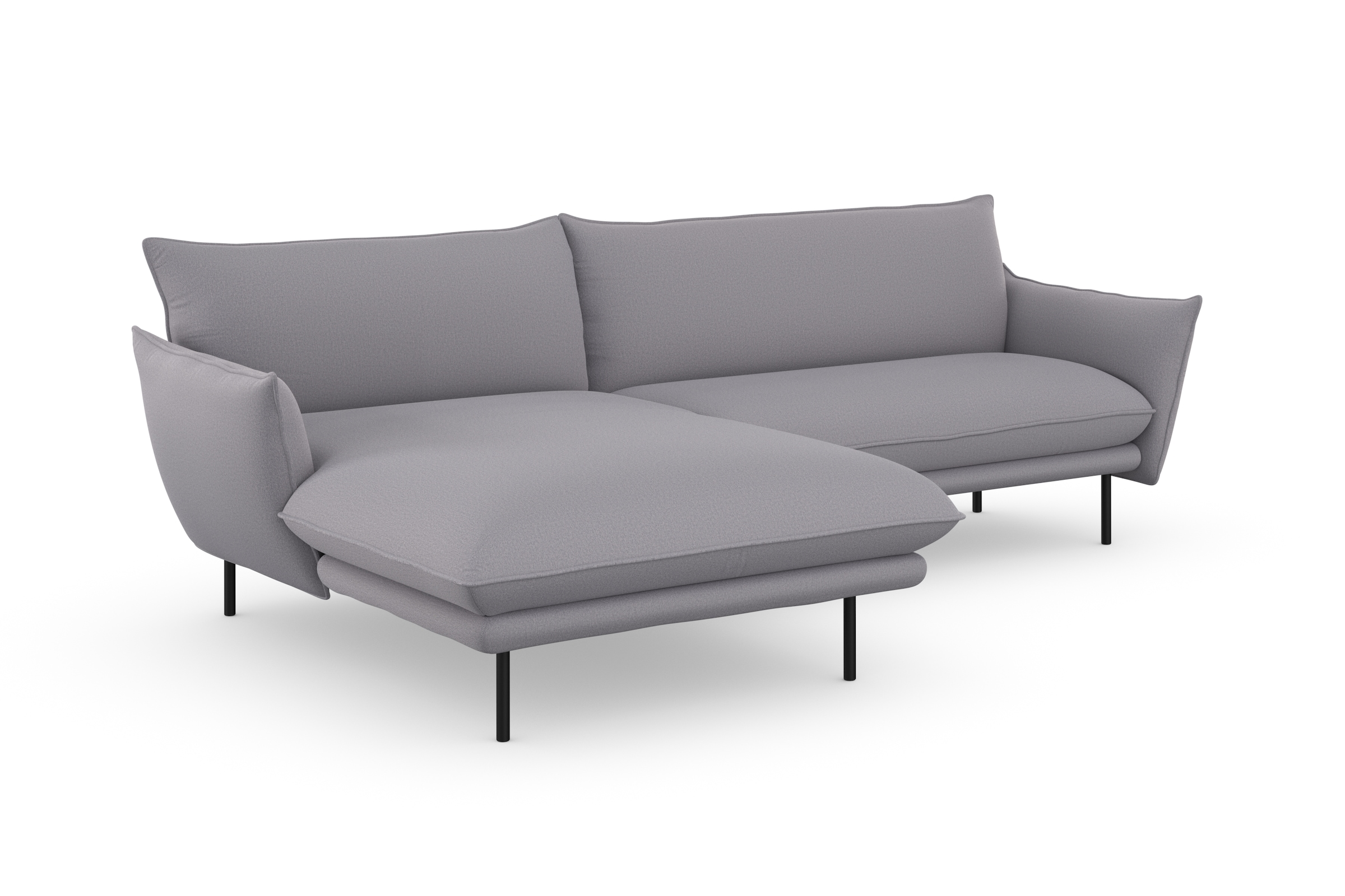 andas Ecksofa »Stine L-Form« Besonderes Design durch Kissenoptik und Keder, by Morten Georgsen