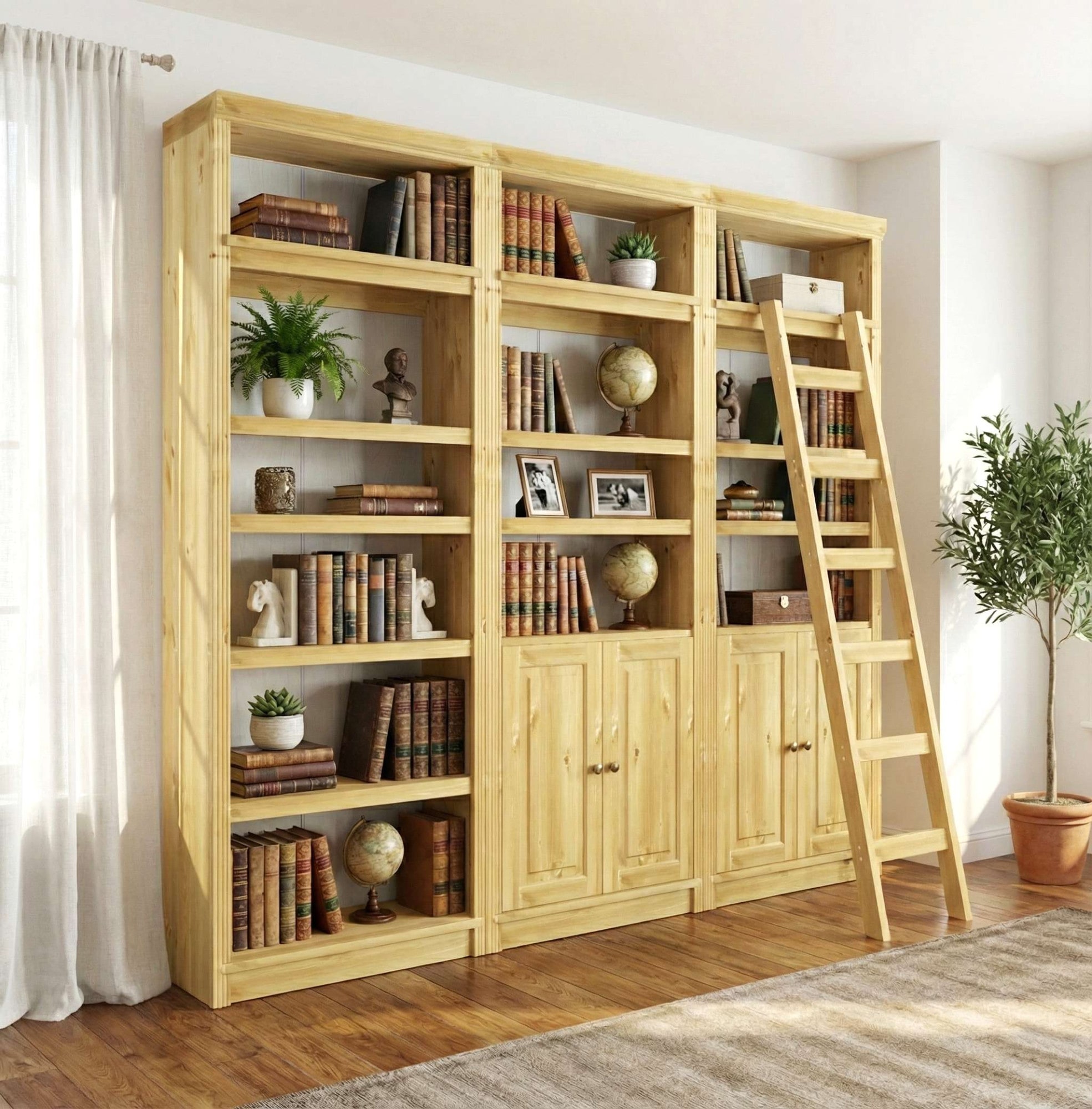 OTTO home Leiterregal »Soeren« aus massiver Kiefer, funktionales Design, FSC®-zertifiziert