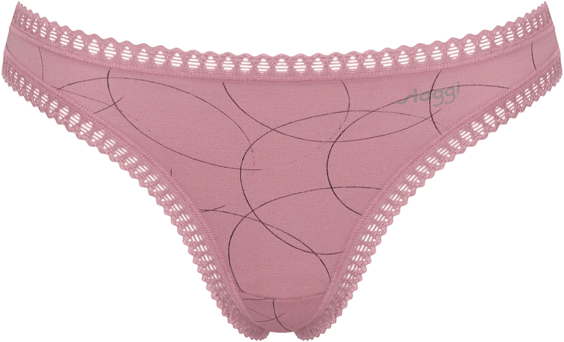 sloggi Slip »GO Crush String C3P«, (3er Pack), mit Spitzendetails