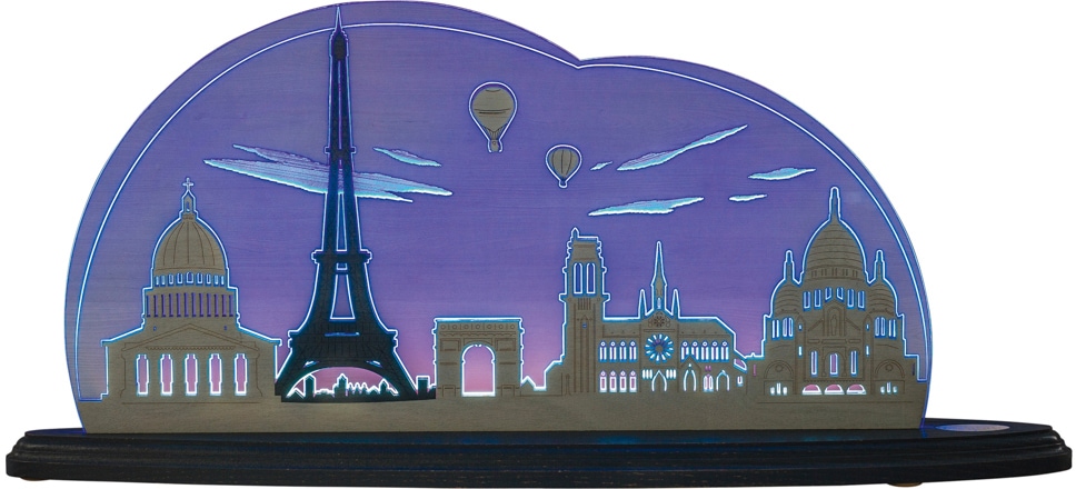 Weigla LED Dekolicht »Ich liebe Paris«, beidseitiges Motiv  Paris/Frankreich, Erzgebirge garantiert im OTTO Online Shop