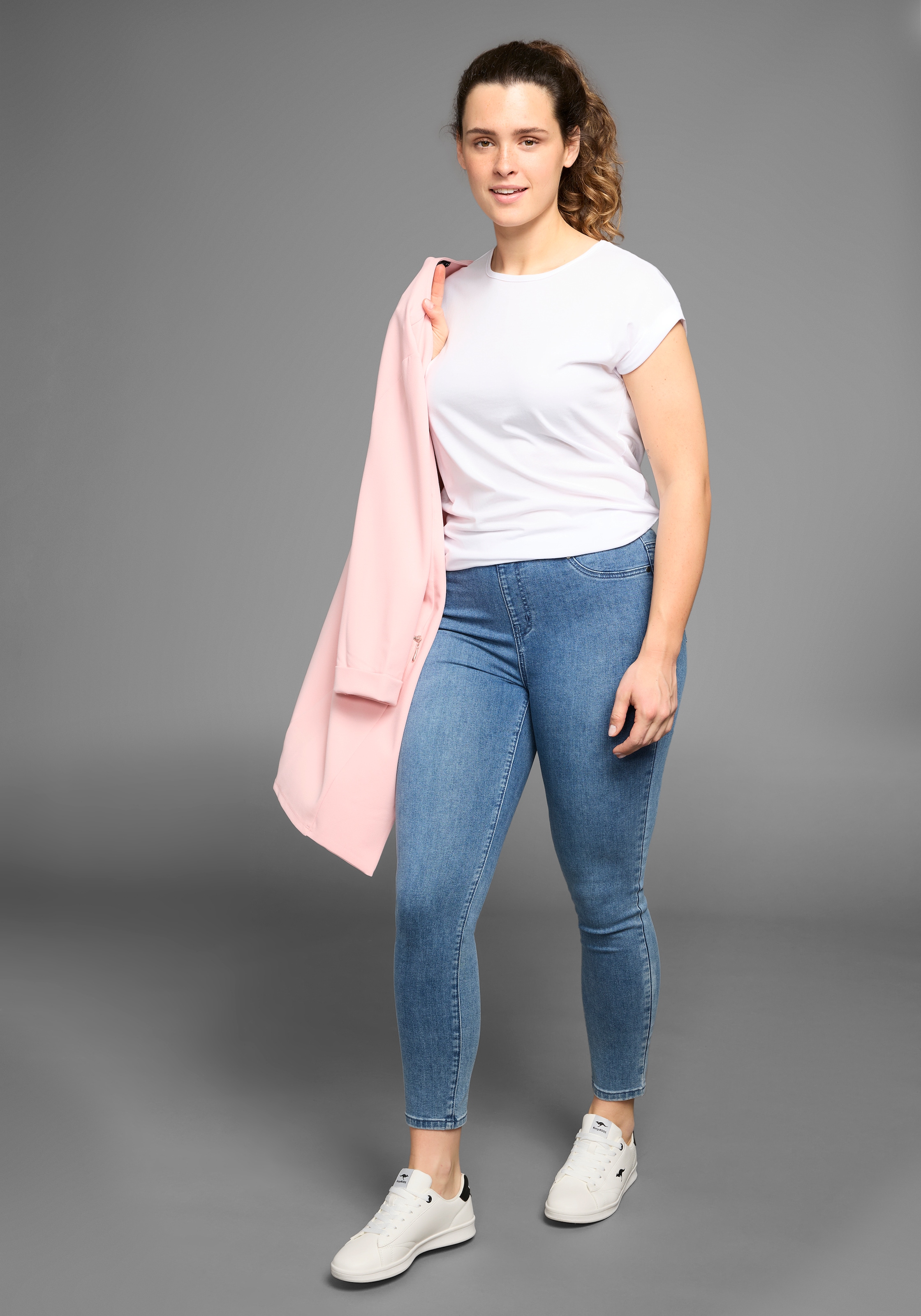 Arizona Skinny-fit-Jeans »Ultra Stretch - Curve Collection«, High Waist