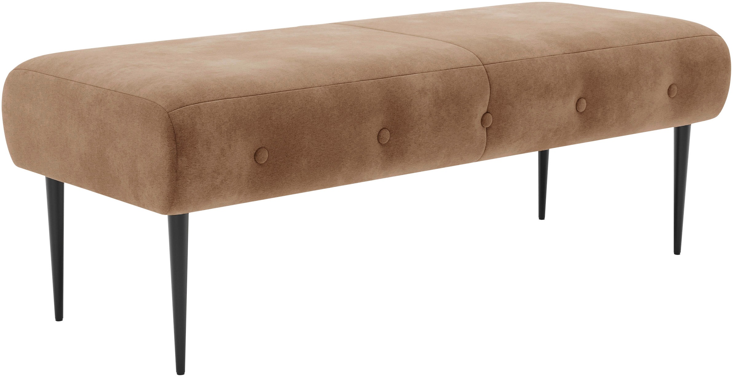 PLACES OF STYLE 2-Sitzer »Amber« mit Knopfheftung,in verschieden Stoffarten