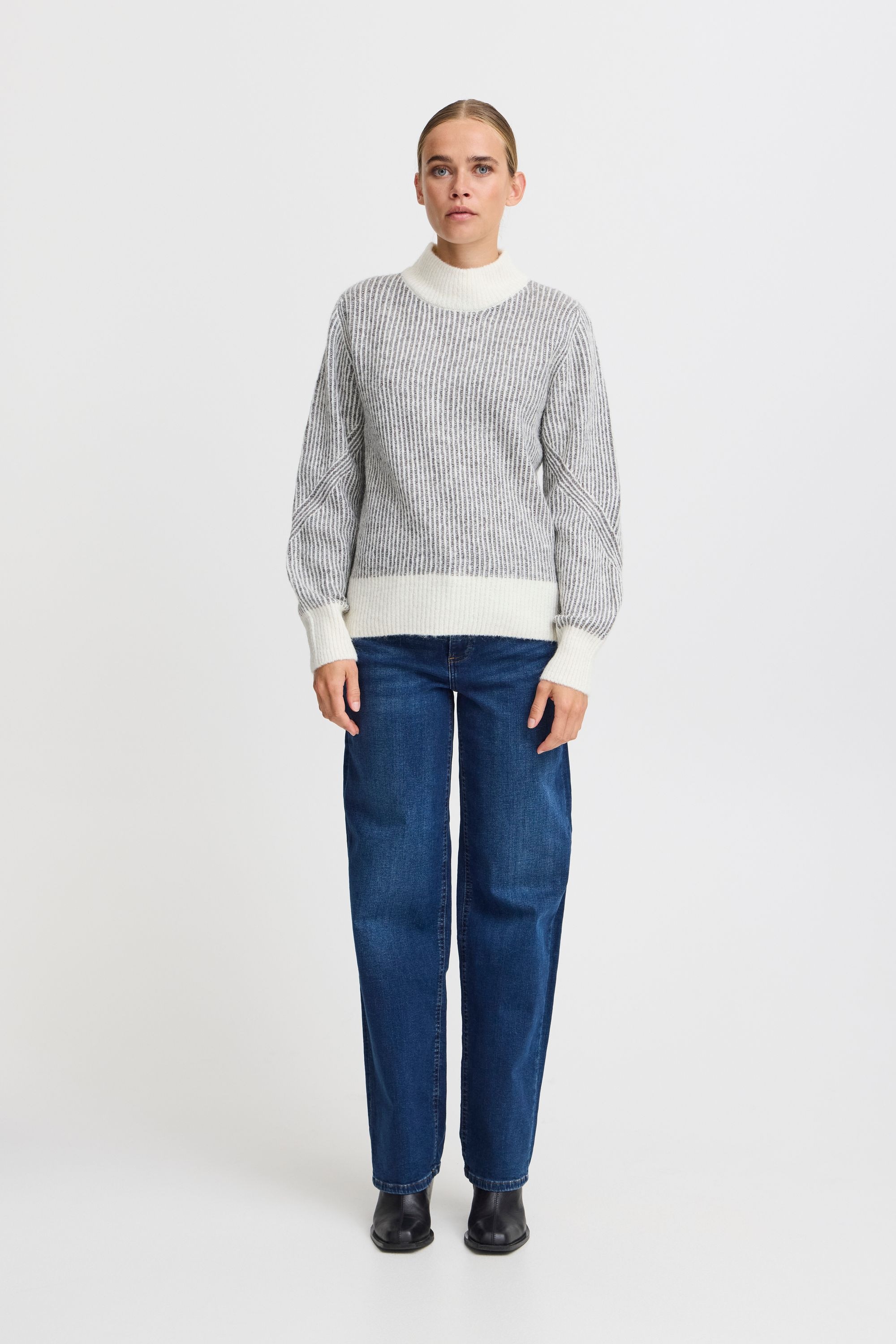 Ichi Strickfleece-Pullover »Strickpullover IHKamara«