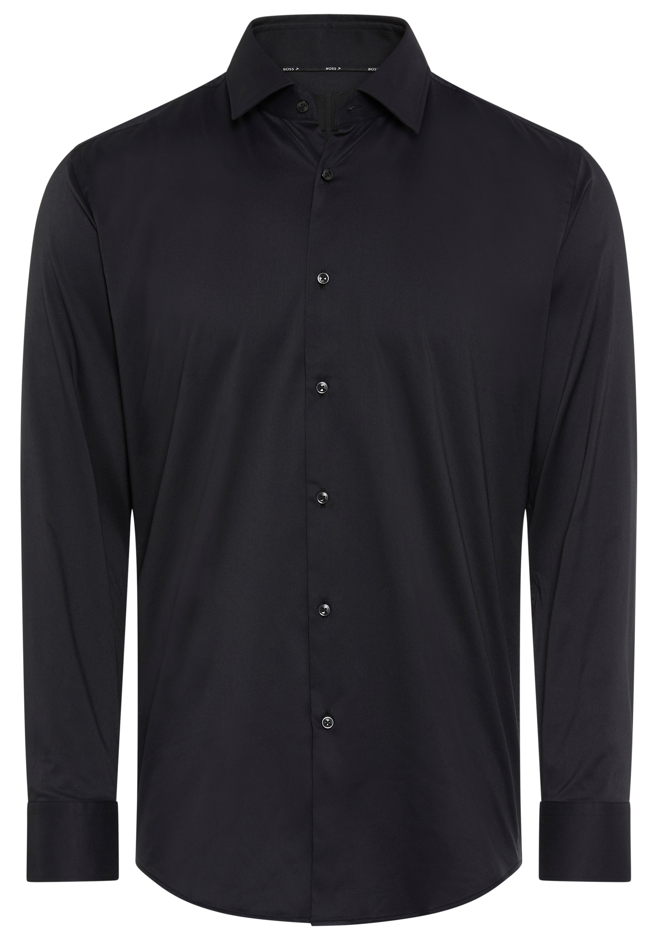 BOSS Businesshemd Slim-Fit, aus funktionalem Stretch-Twill, Kentkragen