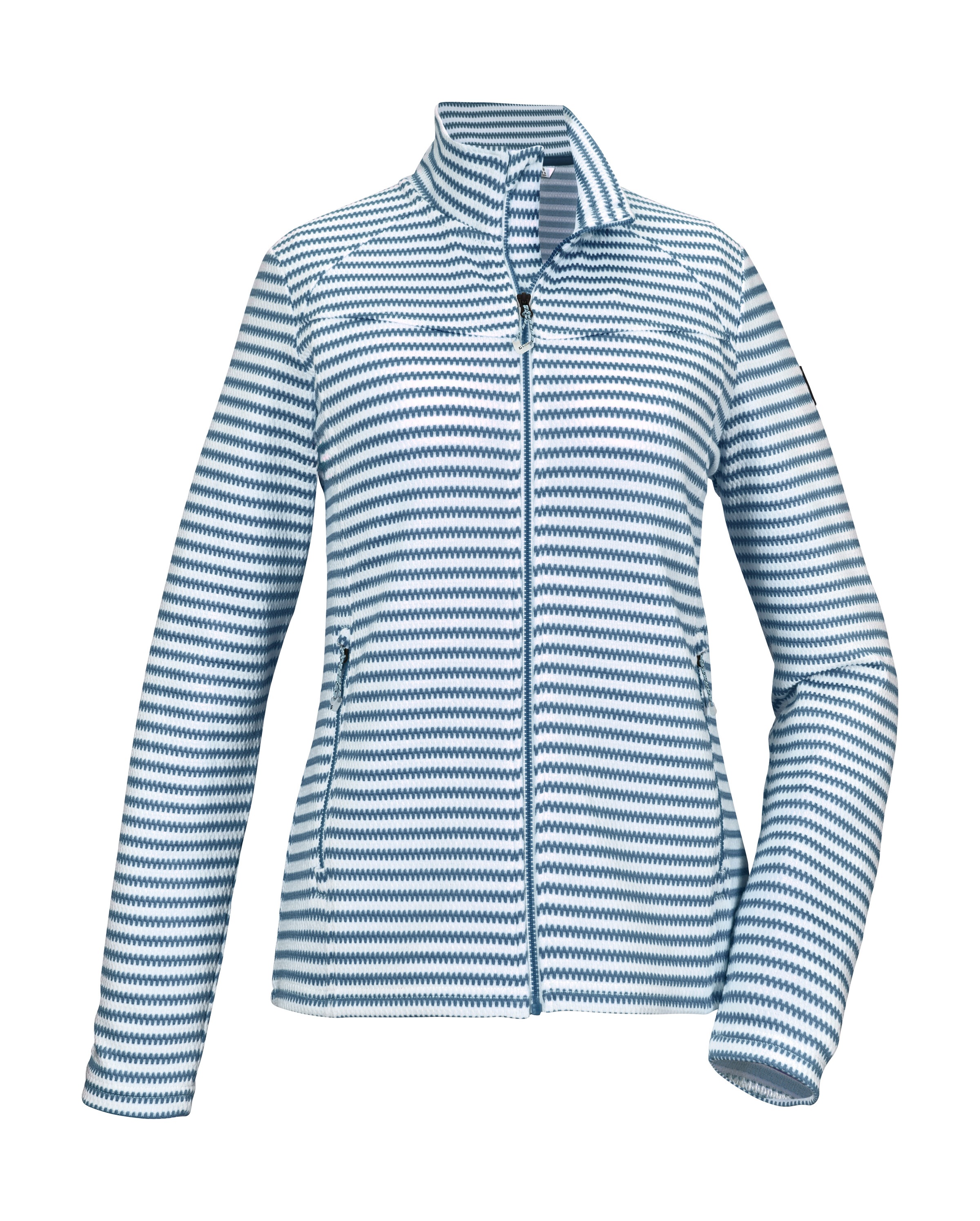 Killtec Strickjacke »KOS 50 WMN FLX JCKT« Streifendesign, elastisch, Kinnschutz, Zippertaschen