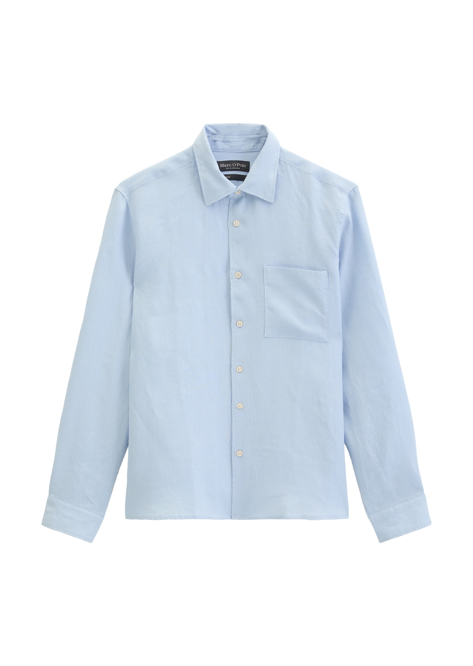 Marc O'Polo Leinenhemd im klassisch cleanen Look