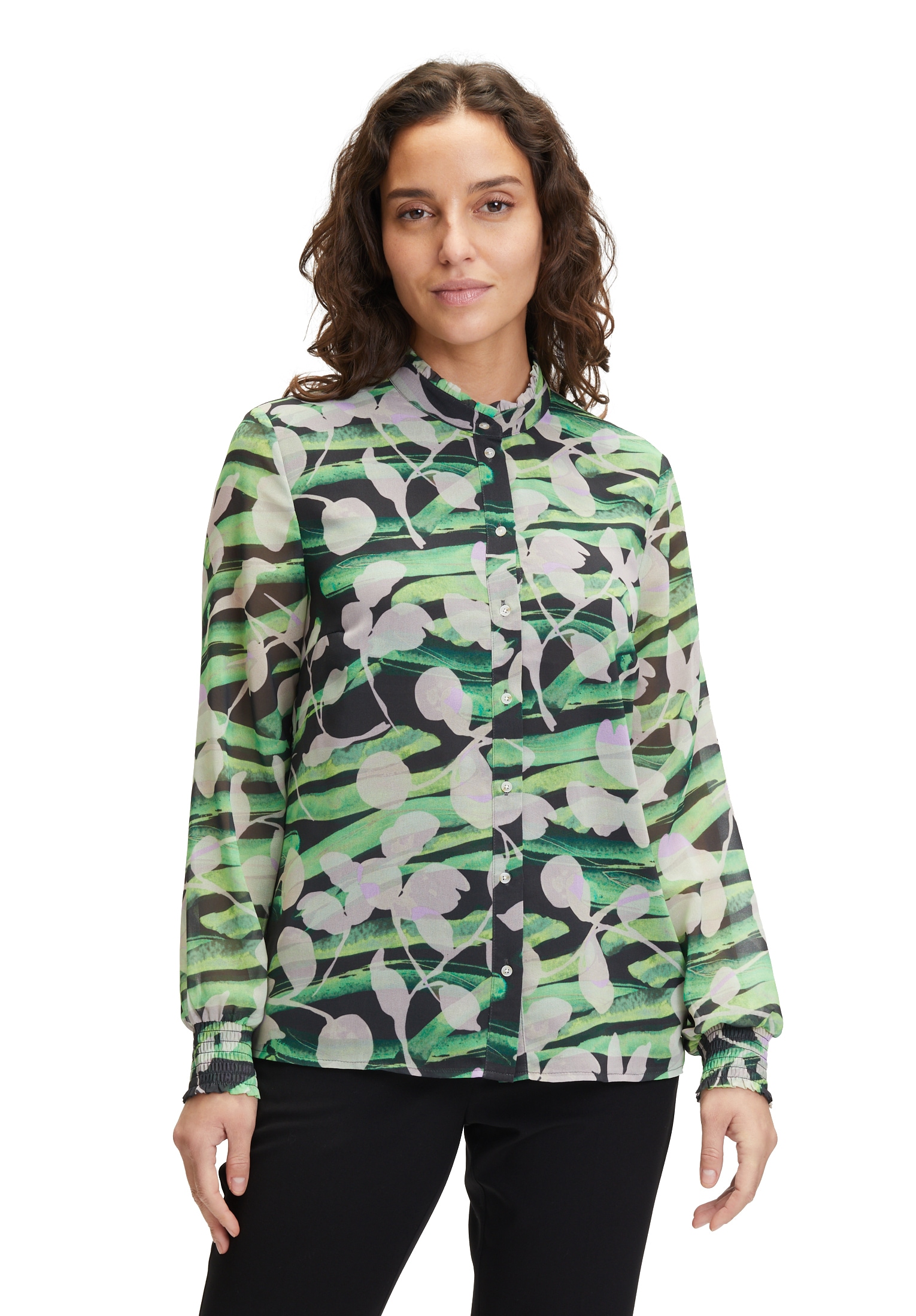 Betty&Co Chiffonbluse »Chiffonbluse mit Print«