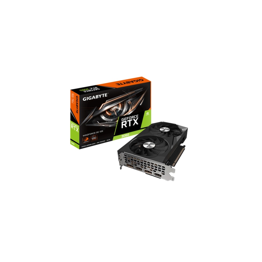 Gigabyte Grafikkarte »GeForce RTX 3060 WINDFORCE OC 12G«