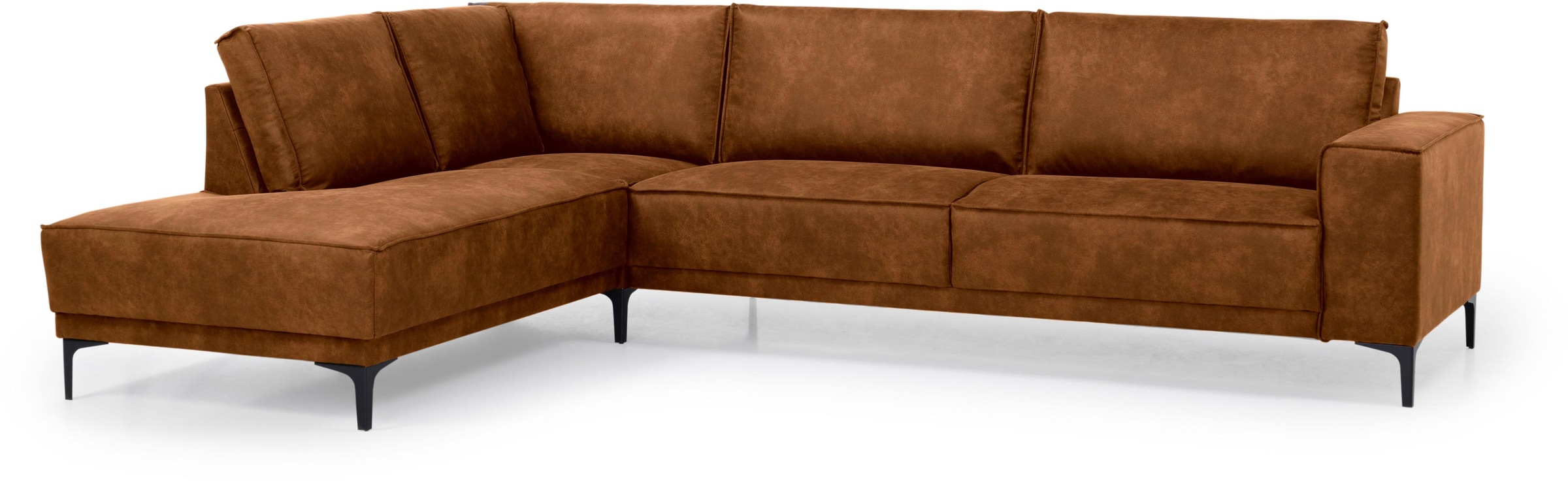 Places of Style Ecksofa Oland, L-Form, inkl. Rückenkissen, hochwertige Verarbeitung