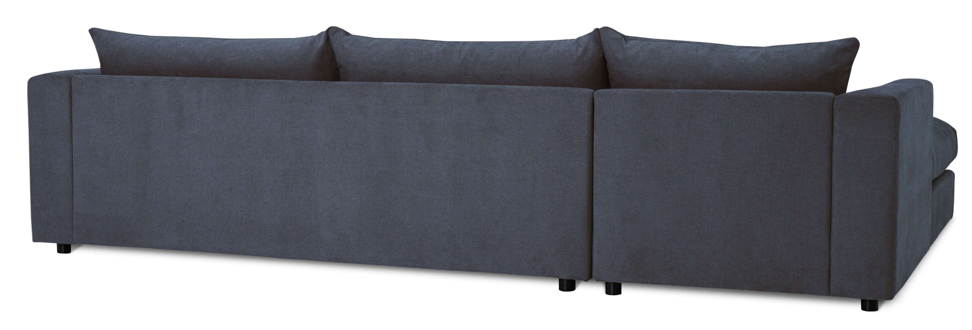 LeGer Home by Lena Gercke Ecksofa »Avelina«, (2 St.), Breite 297 cm, in Cord- und Chenille- Stoff, Rückenkissen mit Federn
