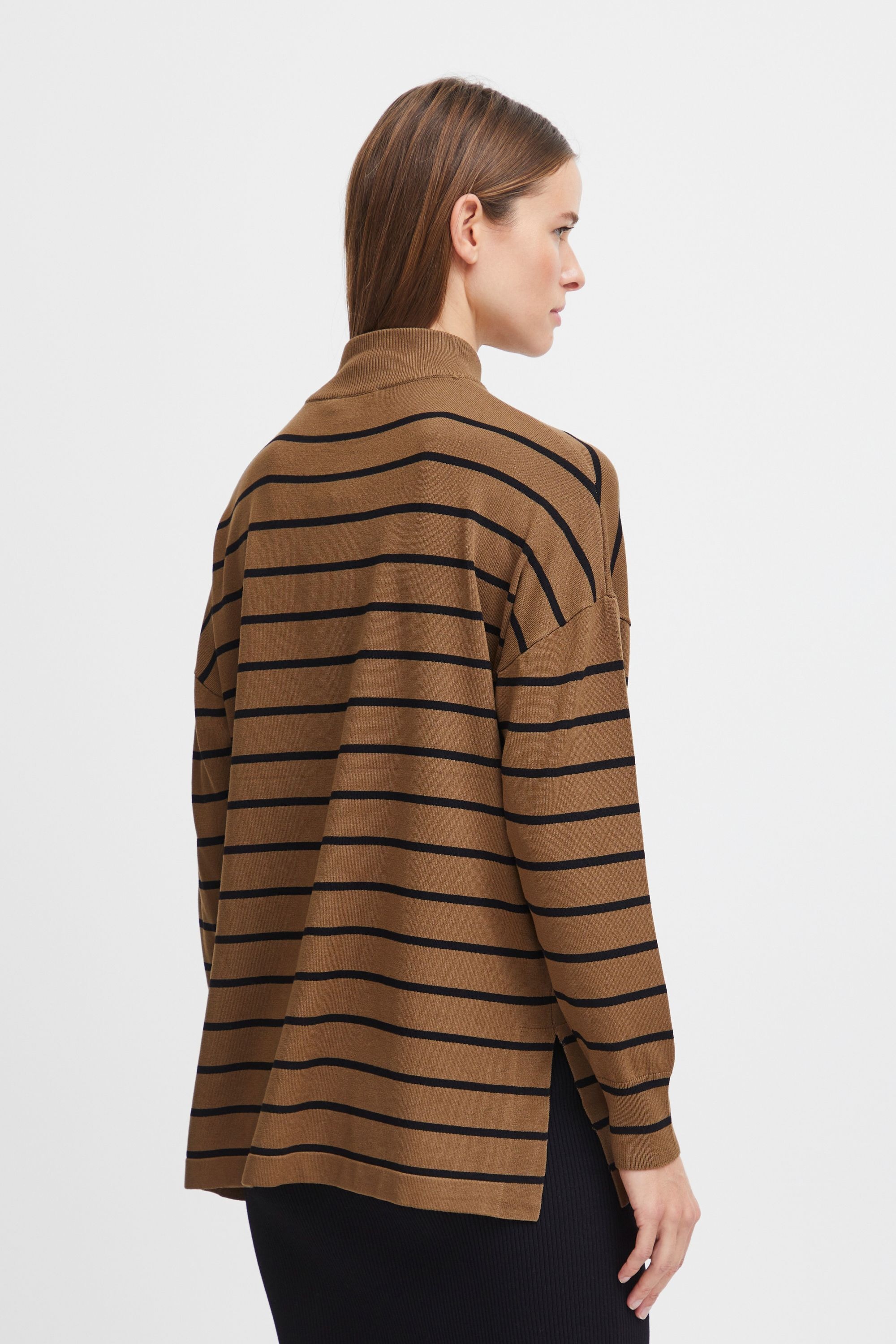 b.young Strickfleece-Pullover »Strickpullover BYMMMORLA LOOSE TURTLENECK -«