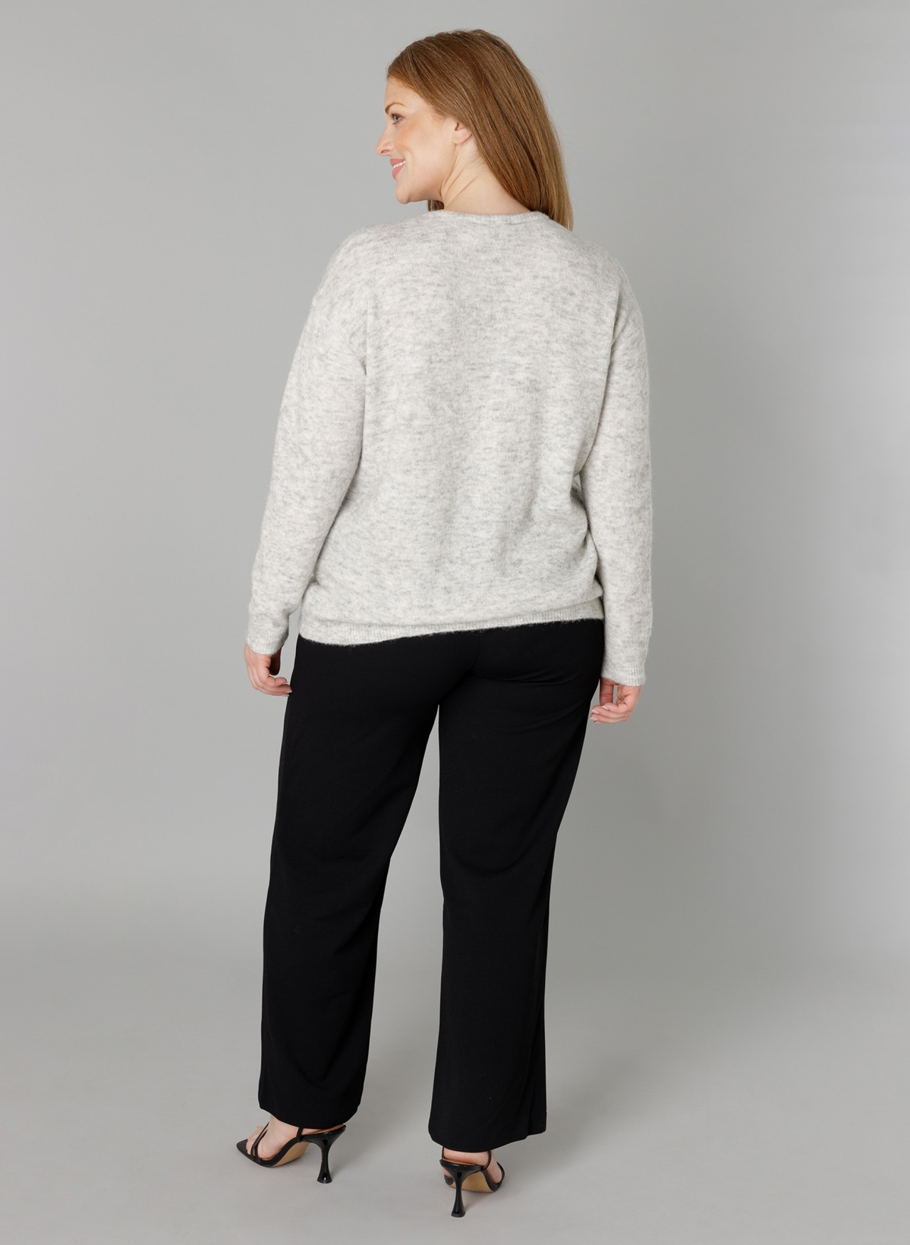 Base Level Curvy Cardigan »Yulia«, mit Wolle