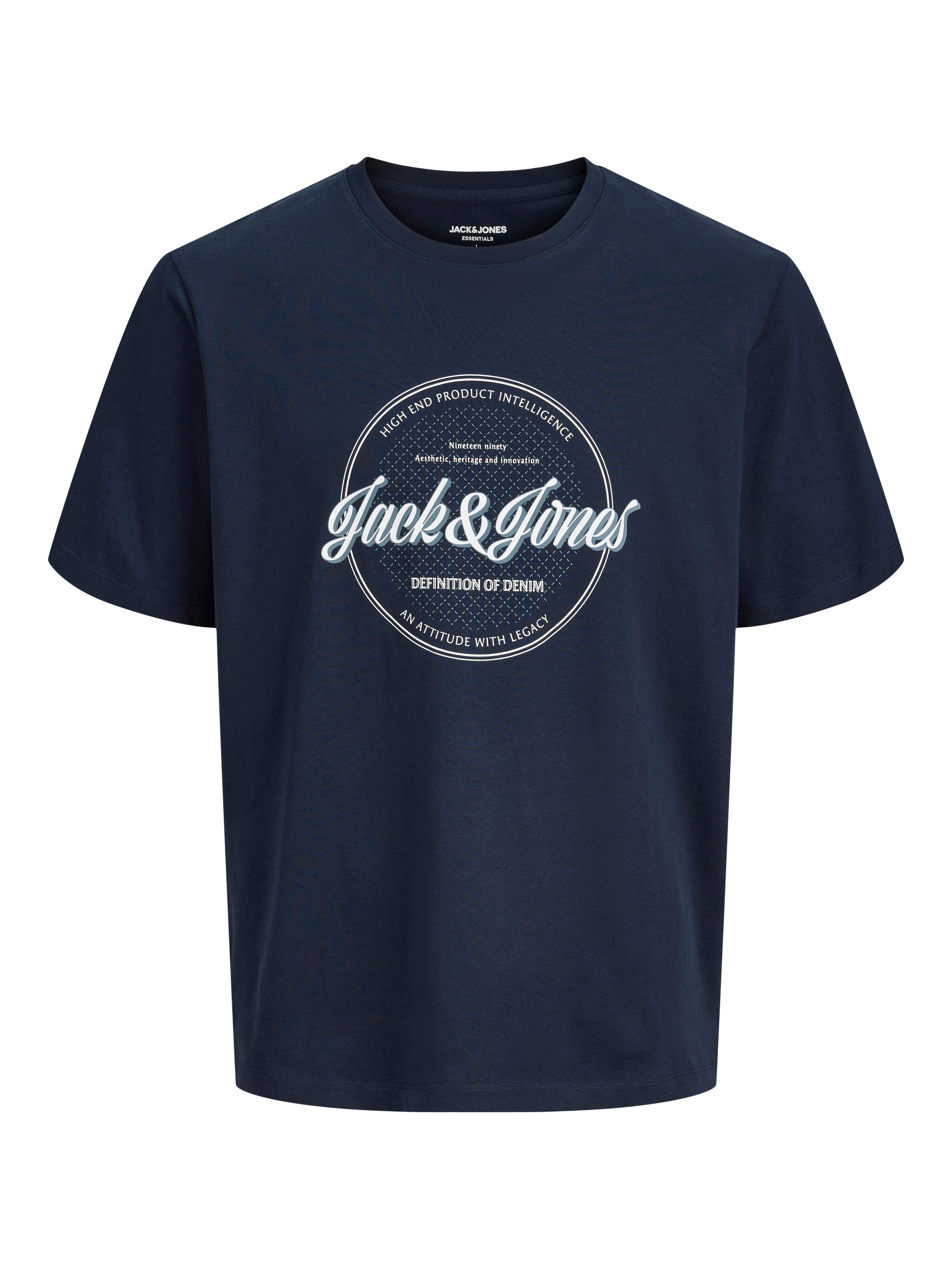 Jack & Jones T-Shirt »JJEDOVER DENIM TEE SS O-NECK 3PK MP« Packung, 3 tlg.