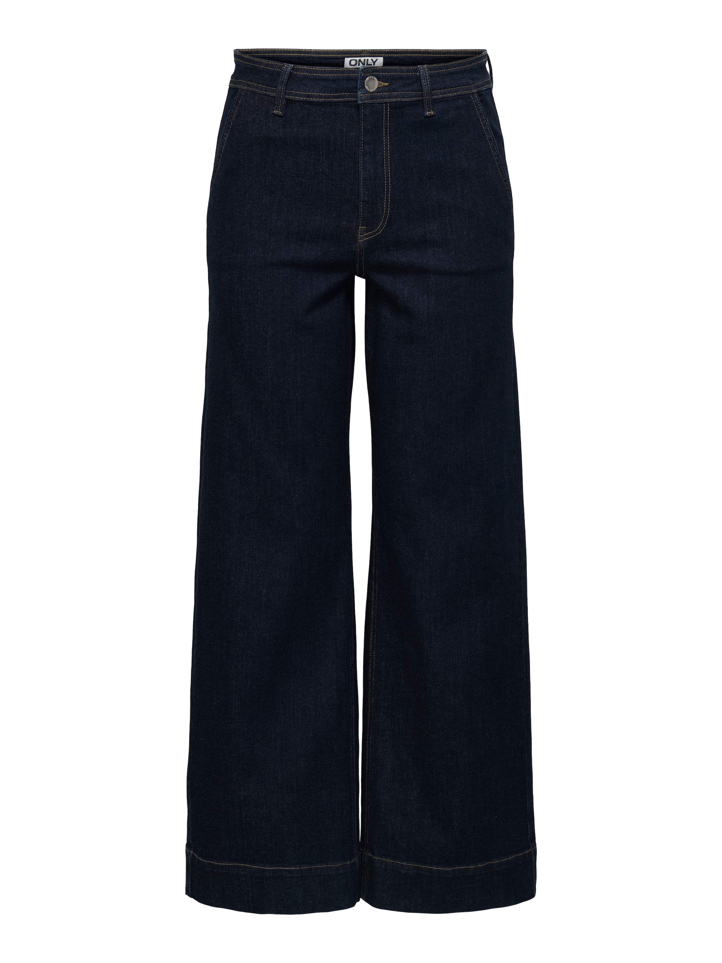 ONLY High-waist-Jeans »ONLMADISON HW CHINO WIDE DNM GUA772 NOOS« Materialmix, wide fit