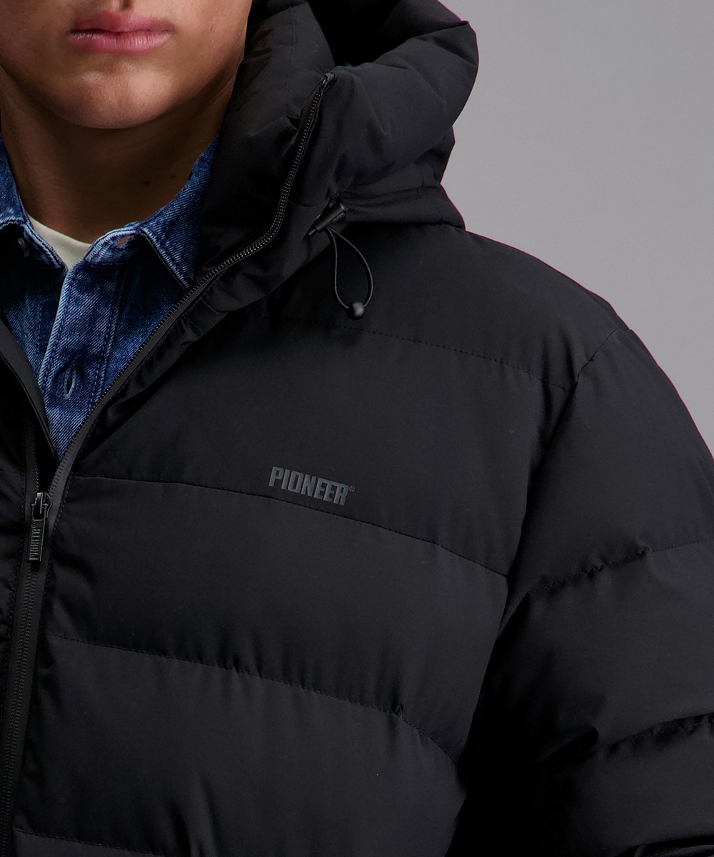 Pioneer Authentic Jeans Steppjacke, mit Kapuze, mit Kapuze
