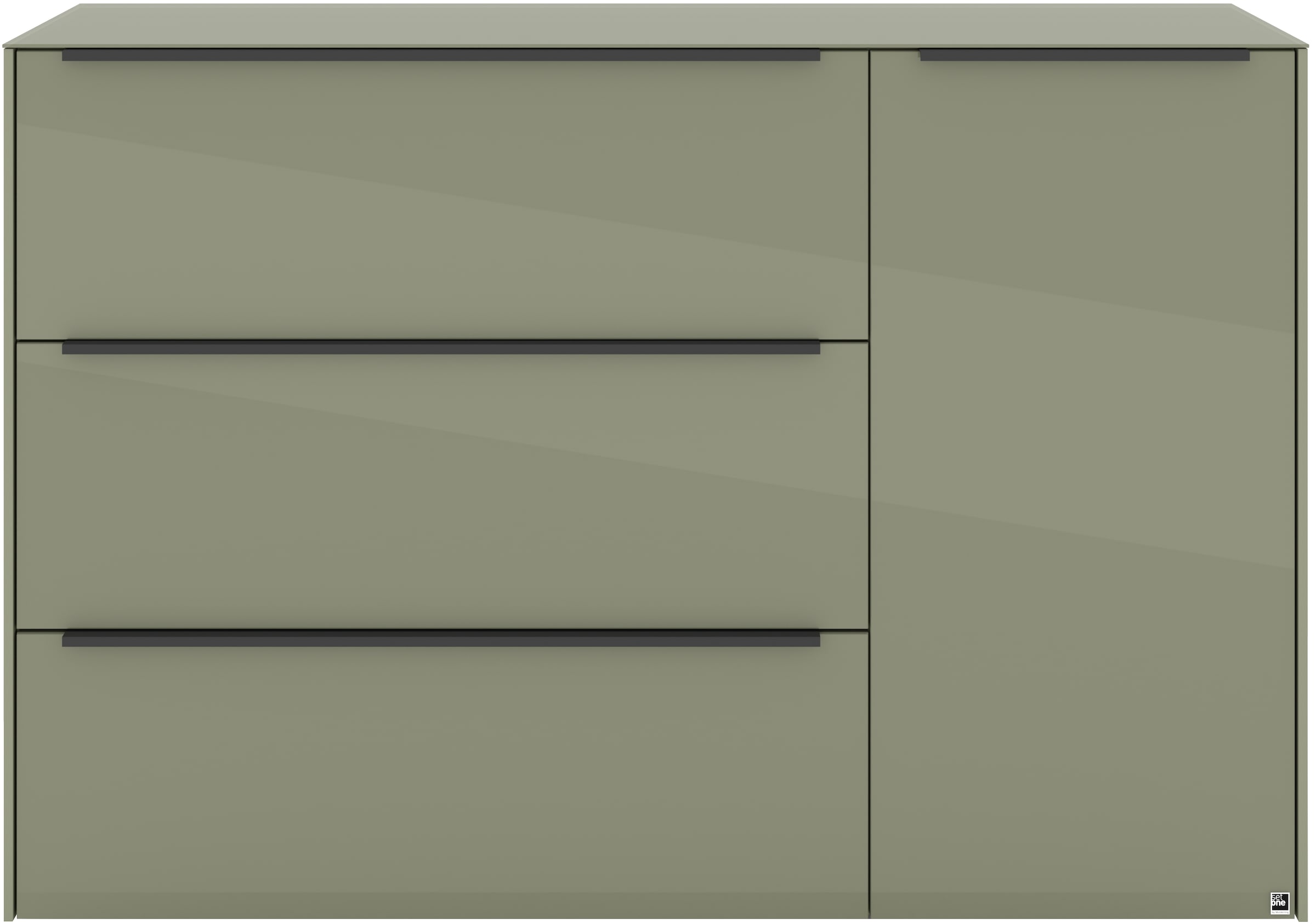 set one by Musterring Sideboard »reno-Dielen« 1 Stk. tlg. Mit Gleitern und in verschiedenen Farben erhältlich