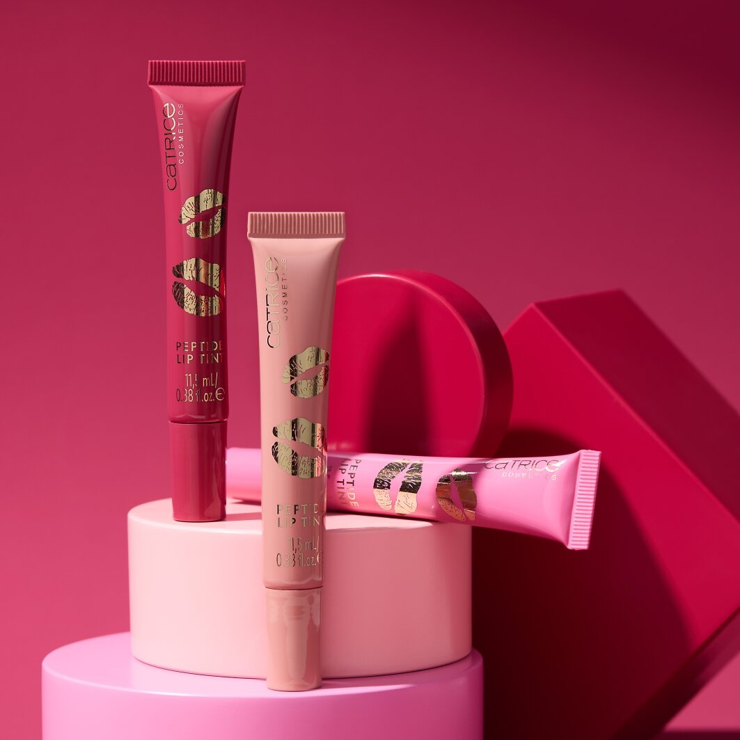 Catrice Lipgloss »KISS & GLOW Peptide Lip Tint«, (Set, 3 tlg.)