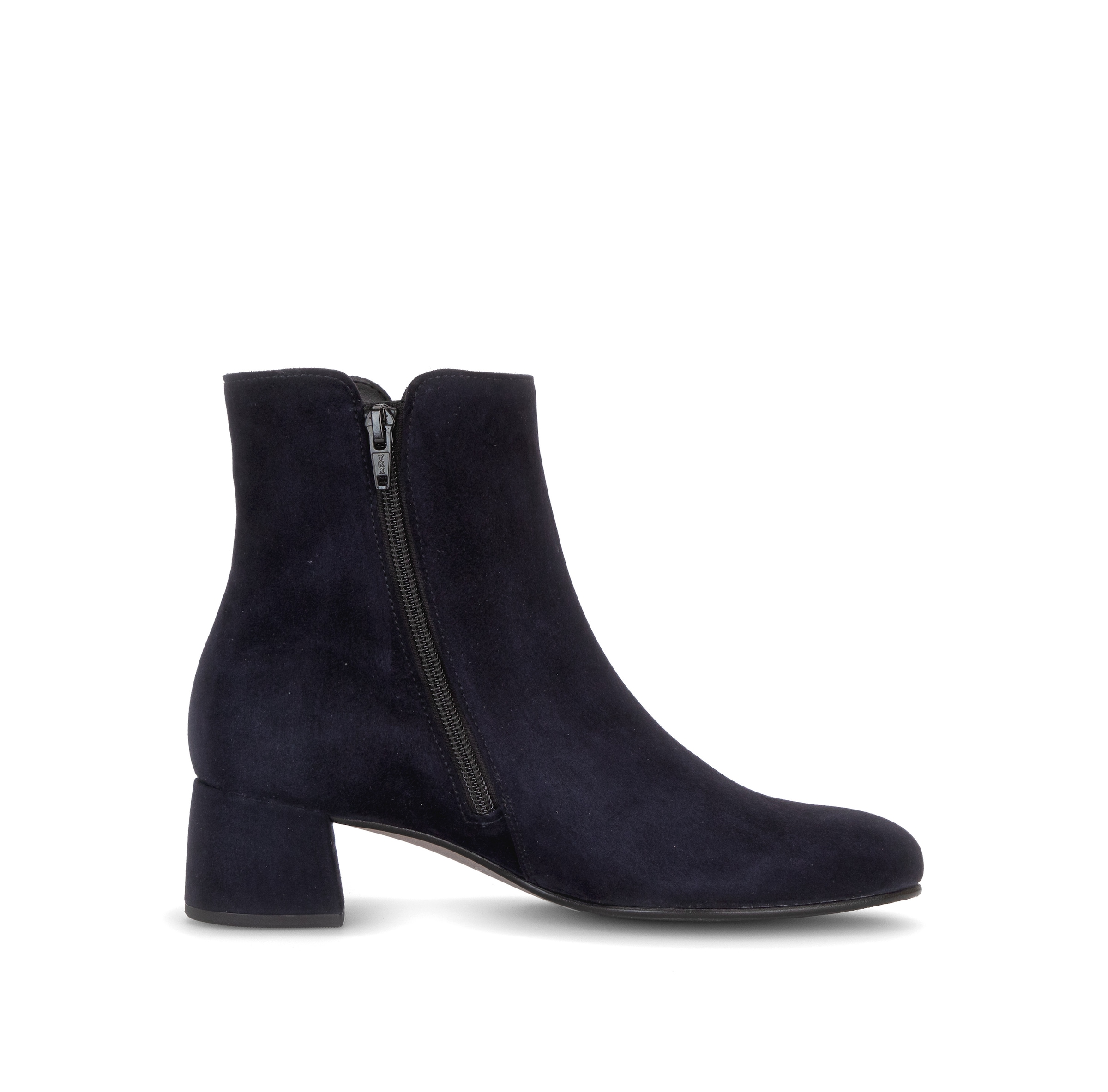 Gabor Stiefelette  Blockabsatz, Ankleboots mit praktischem Reißverschluss, schmale Form
