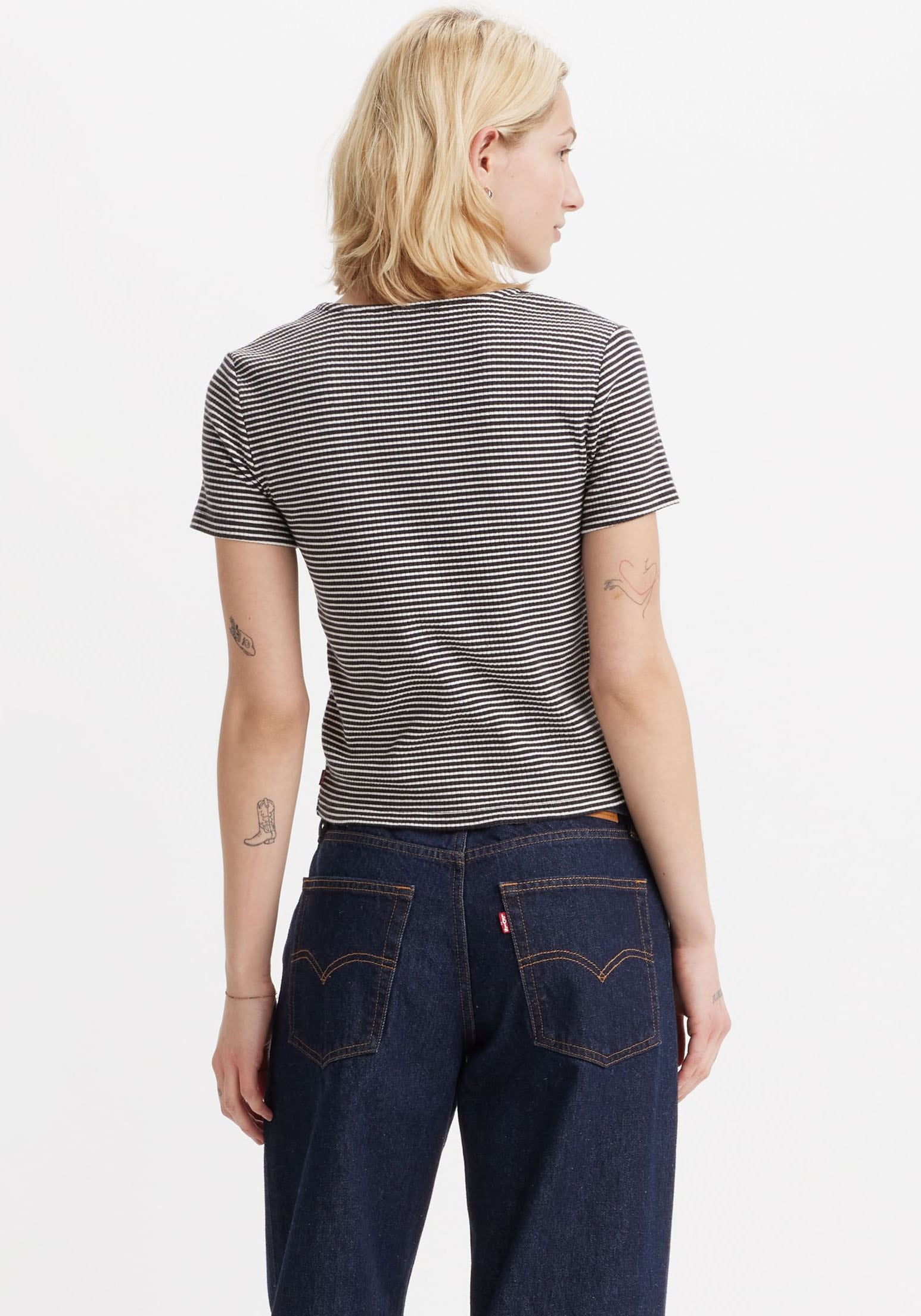 Levi's® V-Shirt mit Knopfleiste