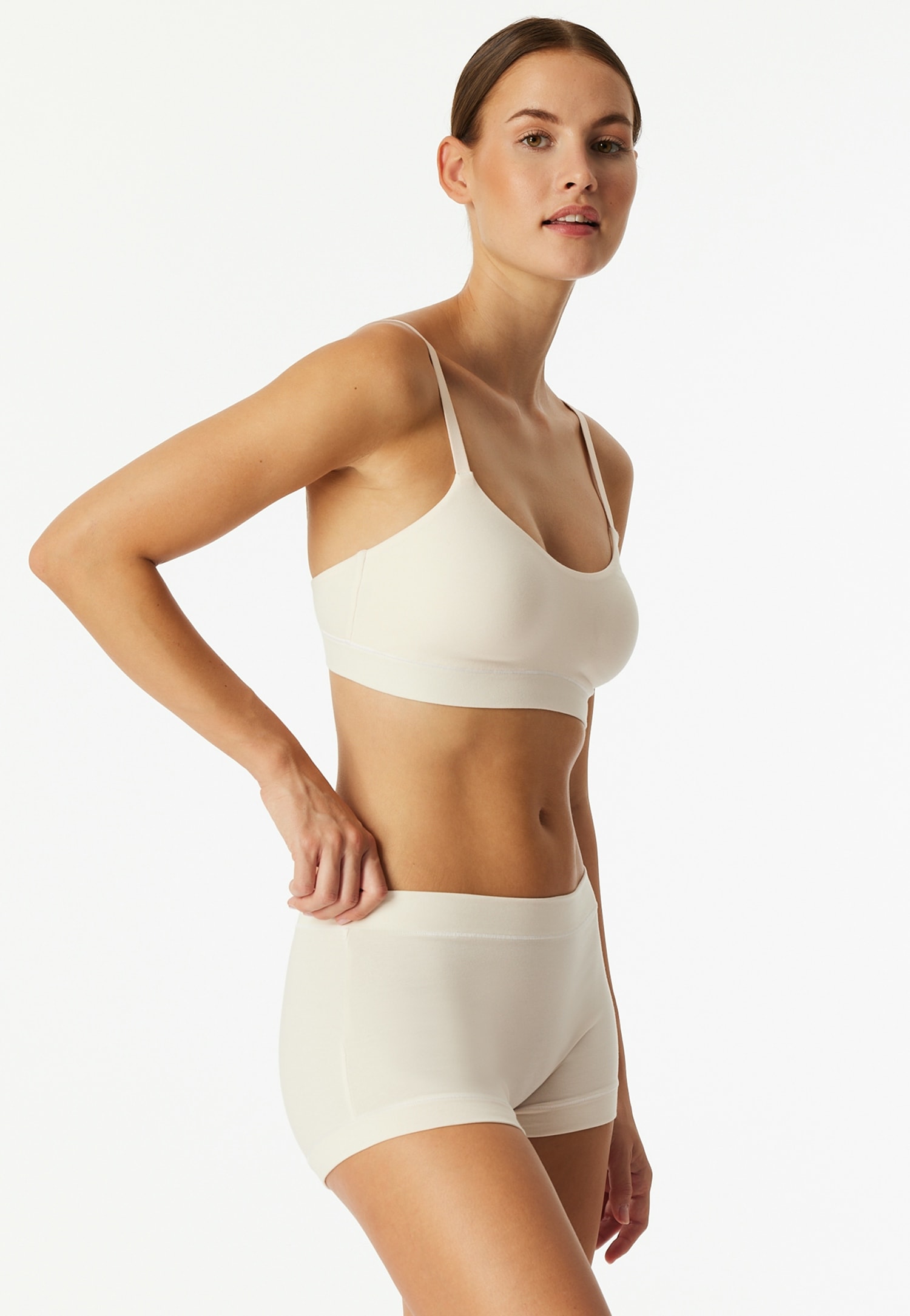 Schiesser Bustier »Unique Cotton« mit herausnehmbaren Pads, ohne Bügel