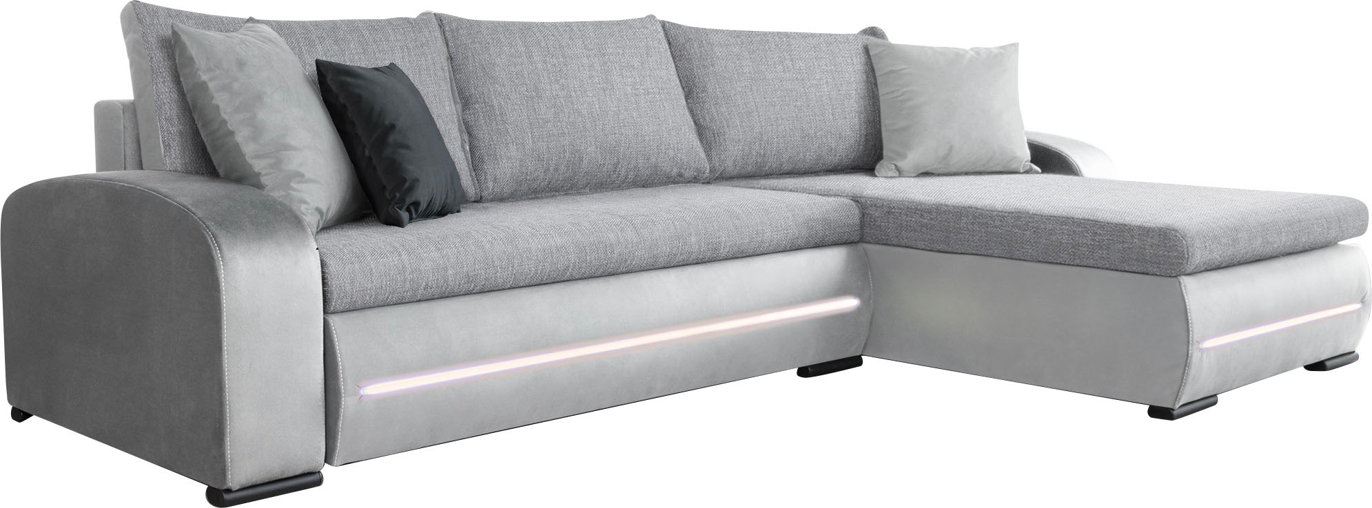 COLLECTION AB Ecksofa »30 Jahre Jubiläums-Modell Wind L-Form«, inkl. Schlaffunktion und Bettkasten, frei im Raum stellbar