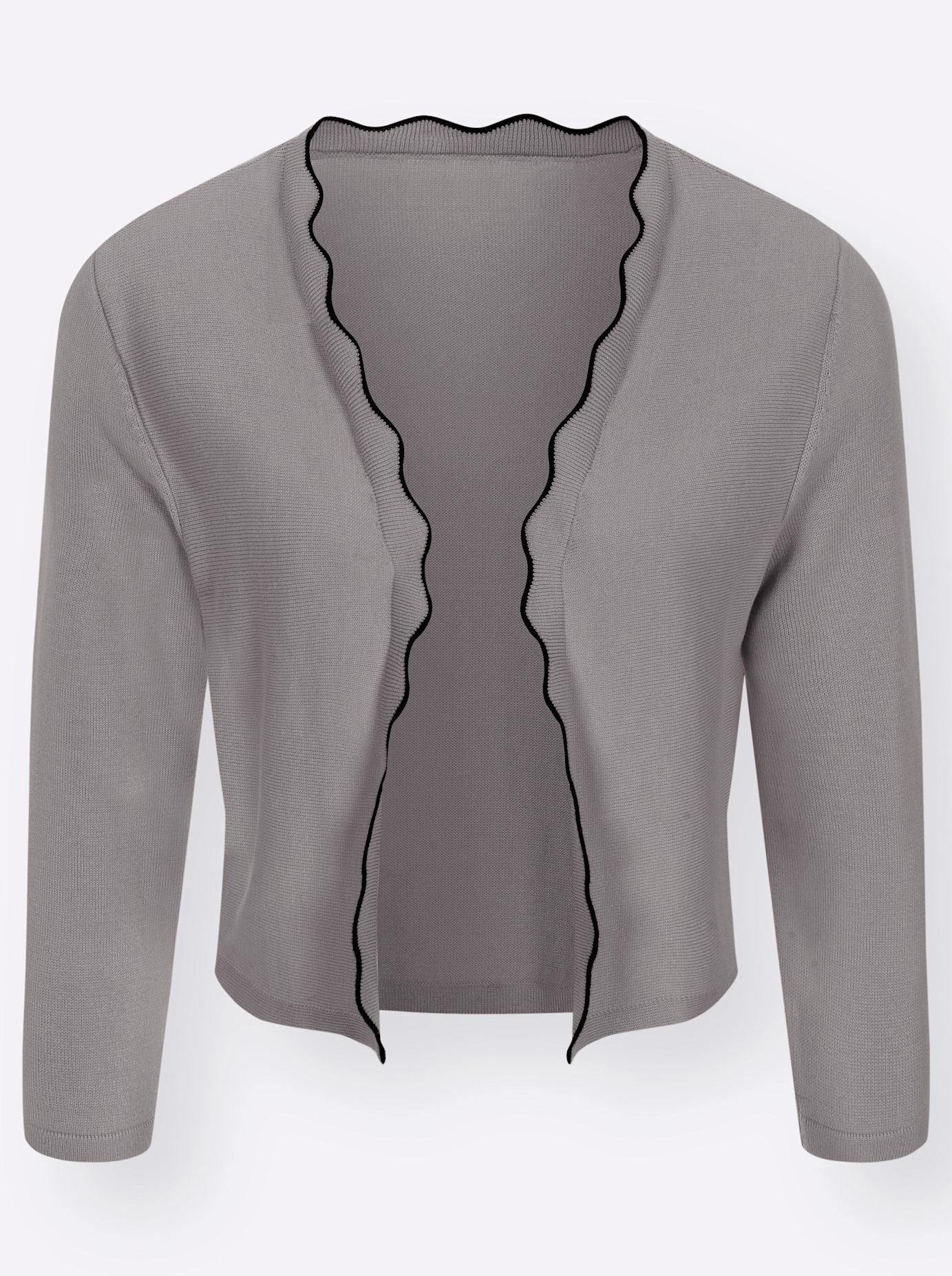 Lady Damen Bolero in grau, Größe 46