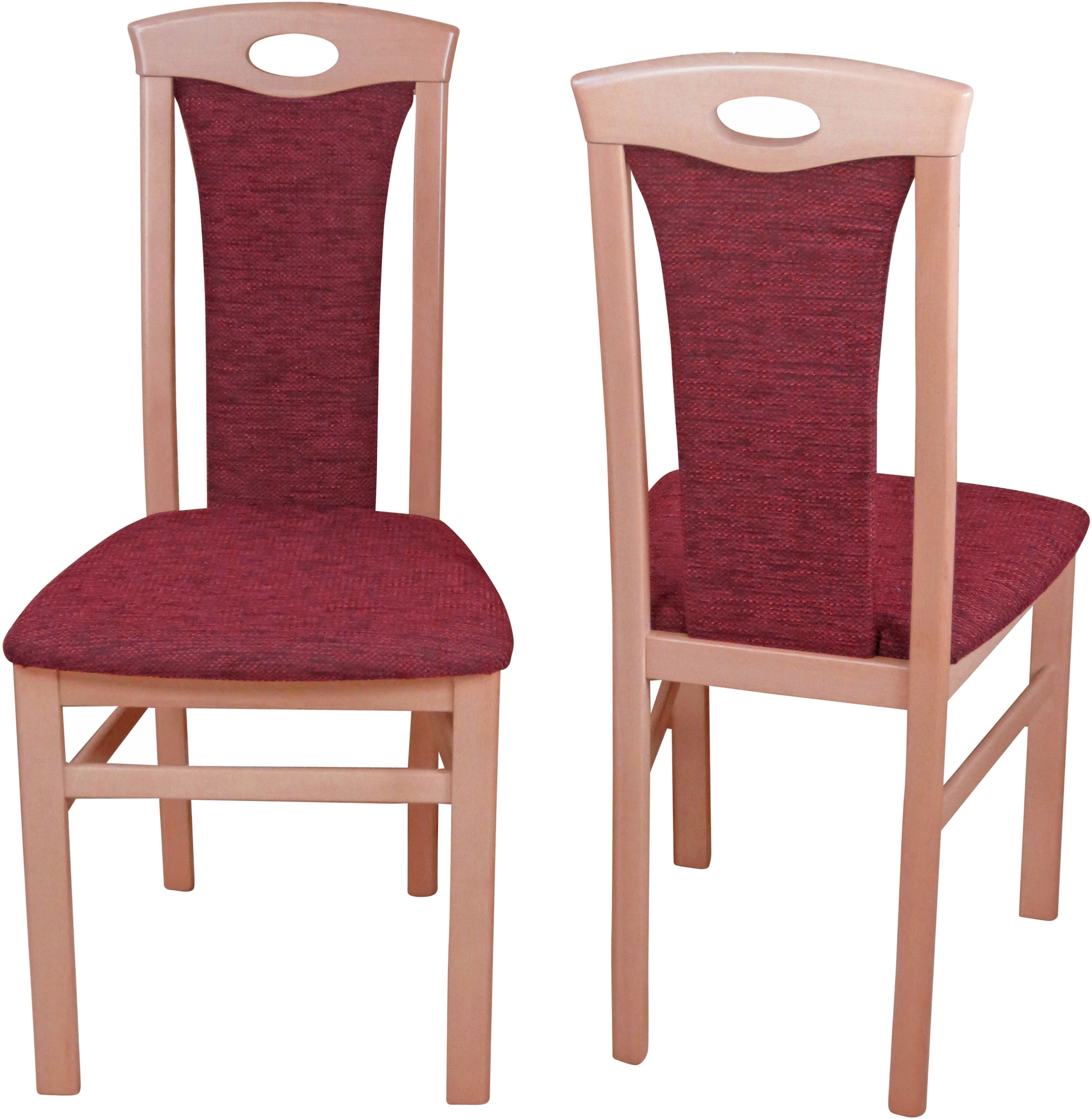 HOFMANN LIVING AND MORE Essgruppe »5tlg. Tischgruppe« Spar-Set, 5tlg. Tischgruppe, 5 Stk. tlg. Stühle montiert