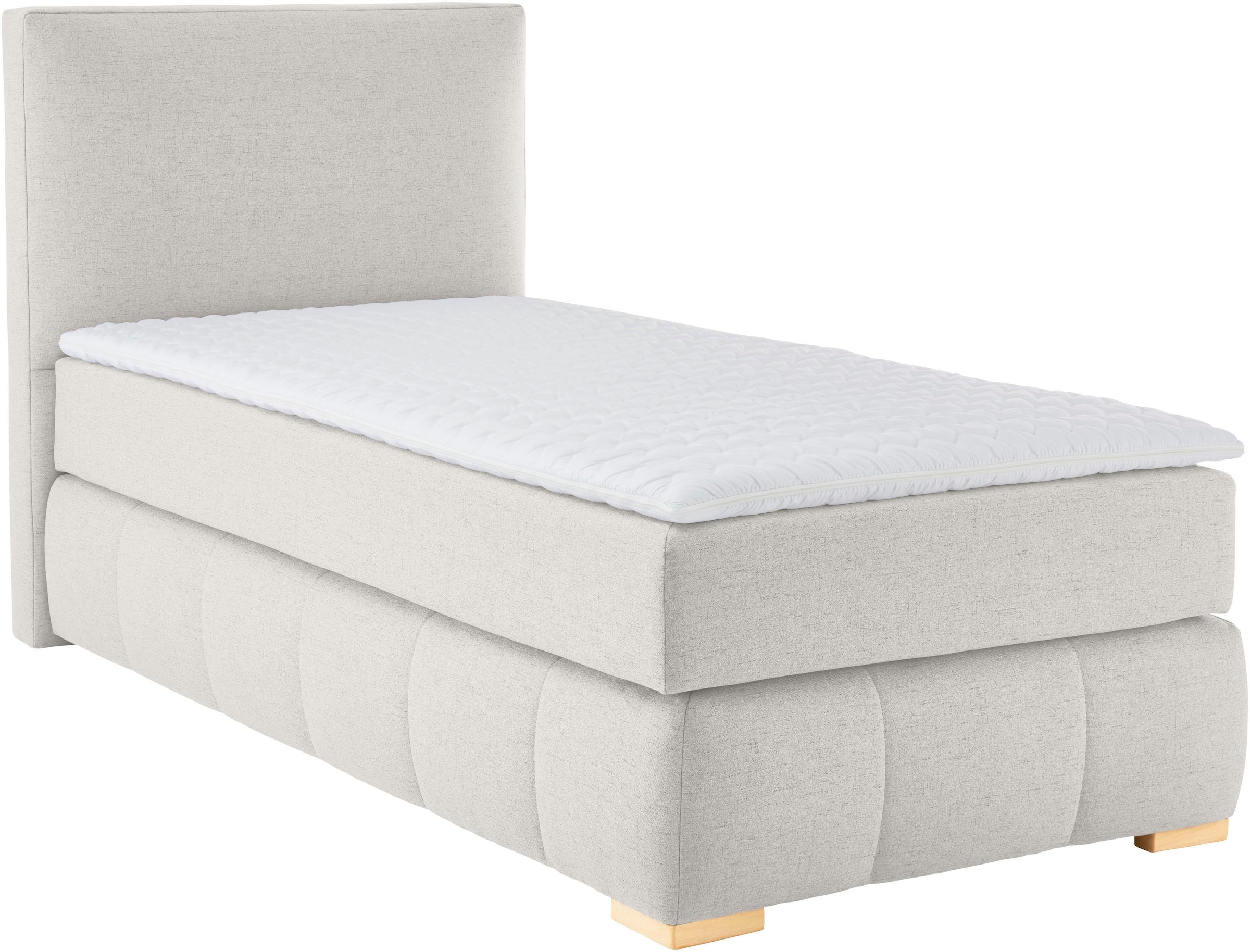 Home affaire Boxspringbett »Wehma« inkl. Topper in 3 verschiedenen Matratzen, auch in Samtstoff