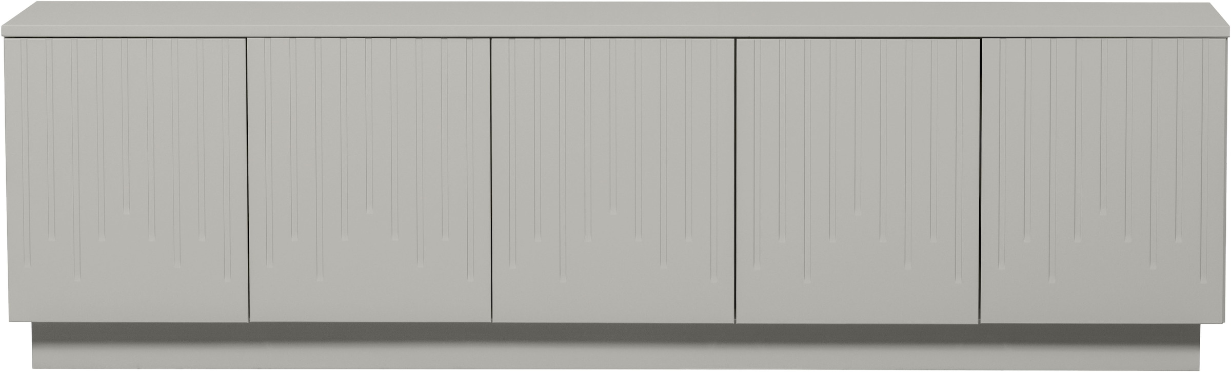 WOOOD Lowboard »Pencil mit Holzschnitzerei-Türen und Kabelöffnung« FSC® Massivkiefer, gefräste Türverzierung