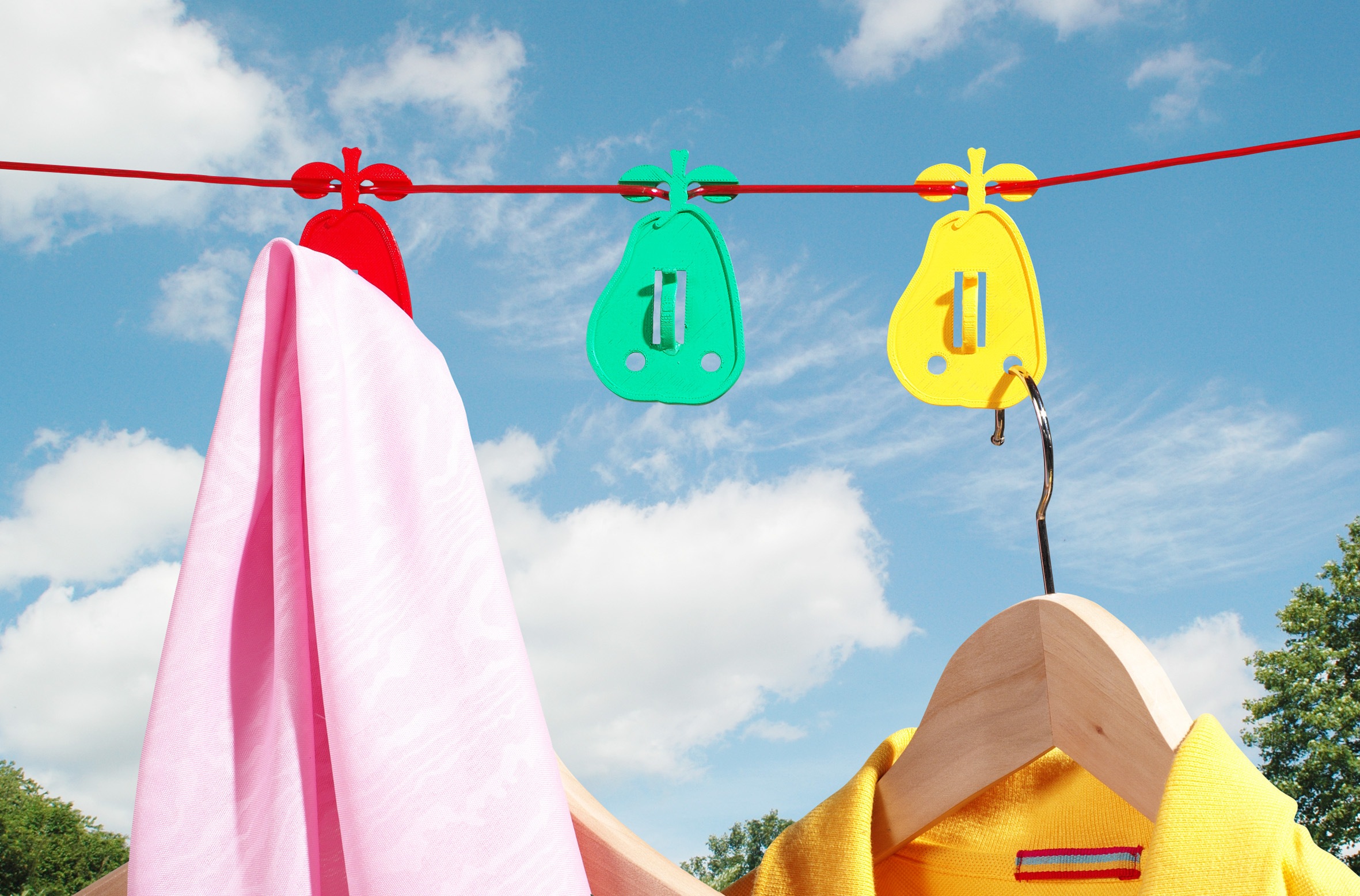 Ruco Wäscheklammern »Sturmklammer,30er Set« 30 Stk. tlg. Sturmsicher, mit Zusatzhaken, 30er Set, Made in Germany