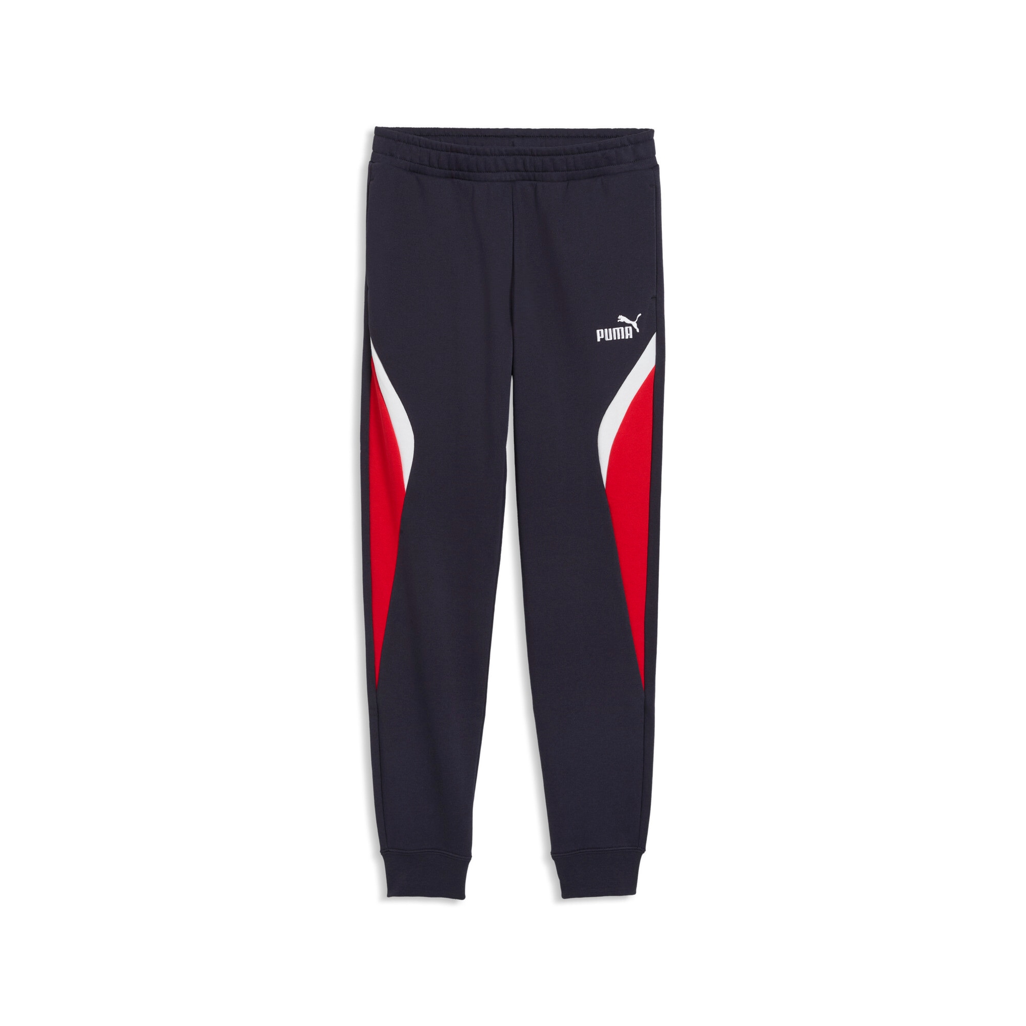 PUMA Trainingshose »ESS BLOCK SWEATPANTS TR B«  aus Baumwollmischung, Regular Fit, sportlicher Stil