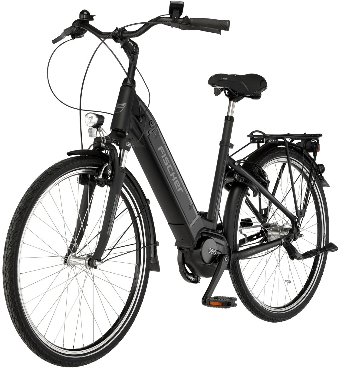 FISCHER Fahrrad E-Bike »CITA 4.1i«, 7 Gang, Shimano, Nexus, Mittelmotor 250 W, (mit Rahmenschloss), Pedelec, Elektrofahrrad für Damen u. Herren