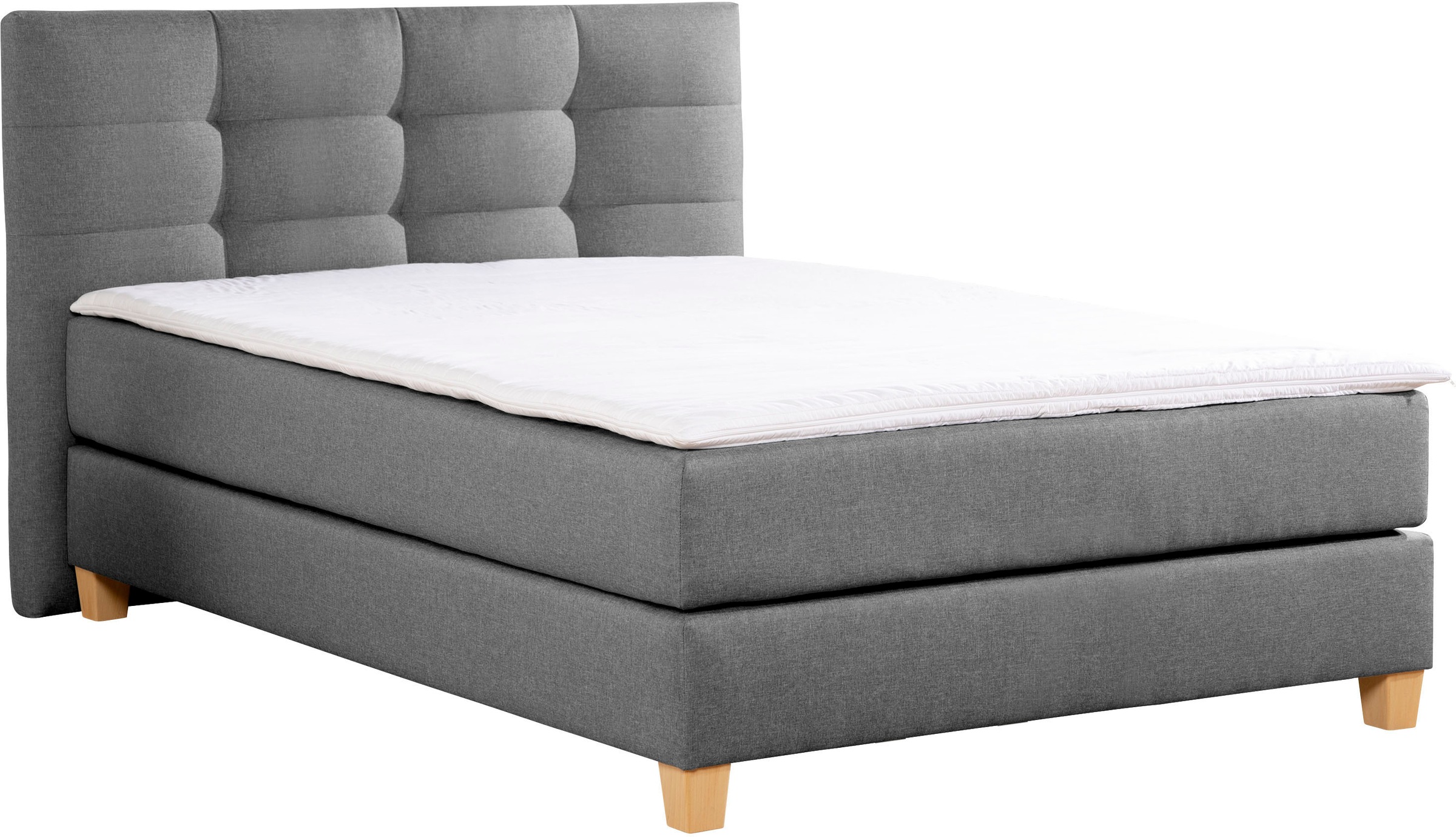 Home affaire Boxspringbett »Moulay«, inkl. Topper, in 3 Härtegraden, TFK auch in Härtegrad 4