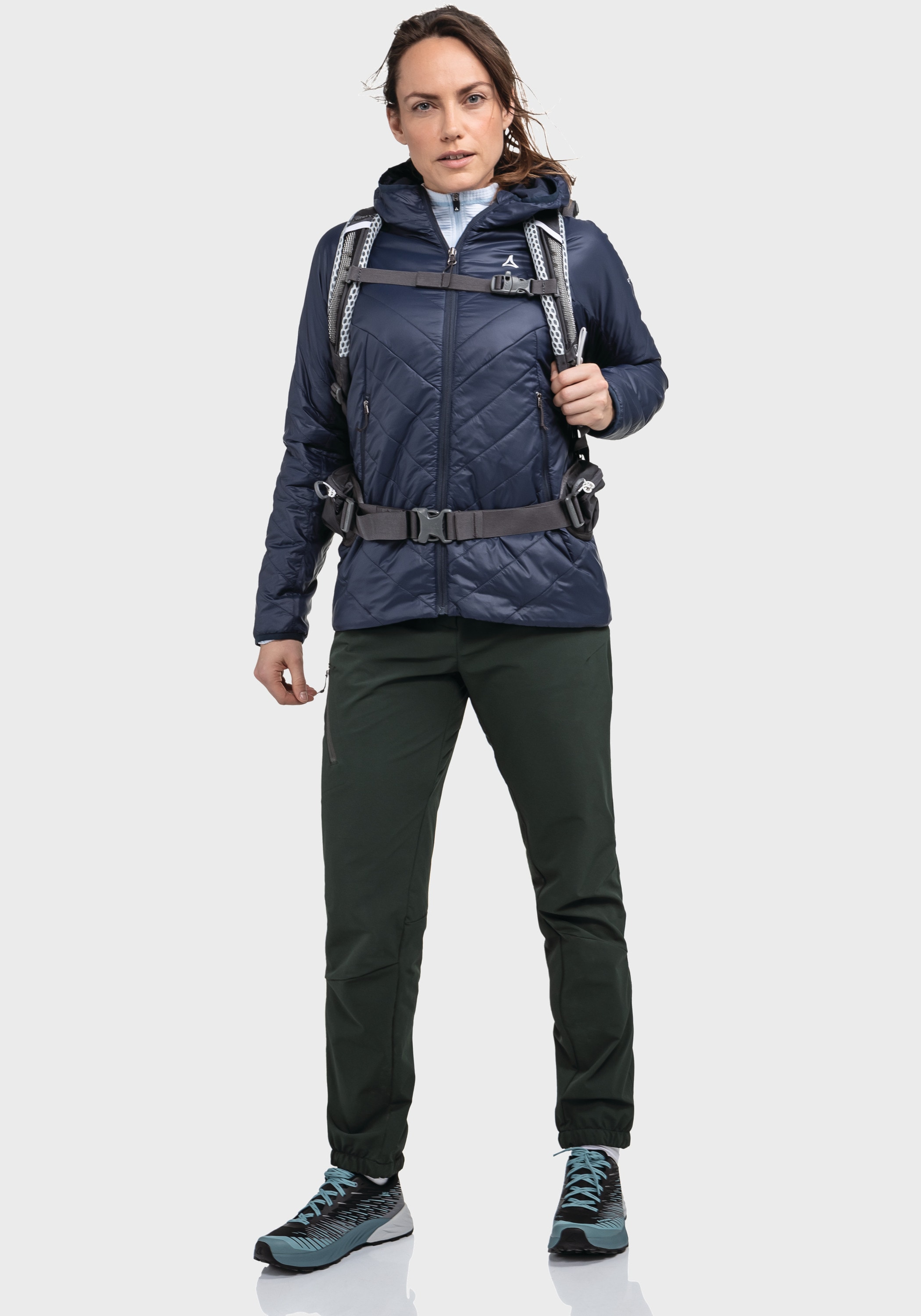 Schöffel Funktionsjacke »Hiking Ins Jacket Style Cascata WMS«, mit Kapuze