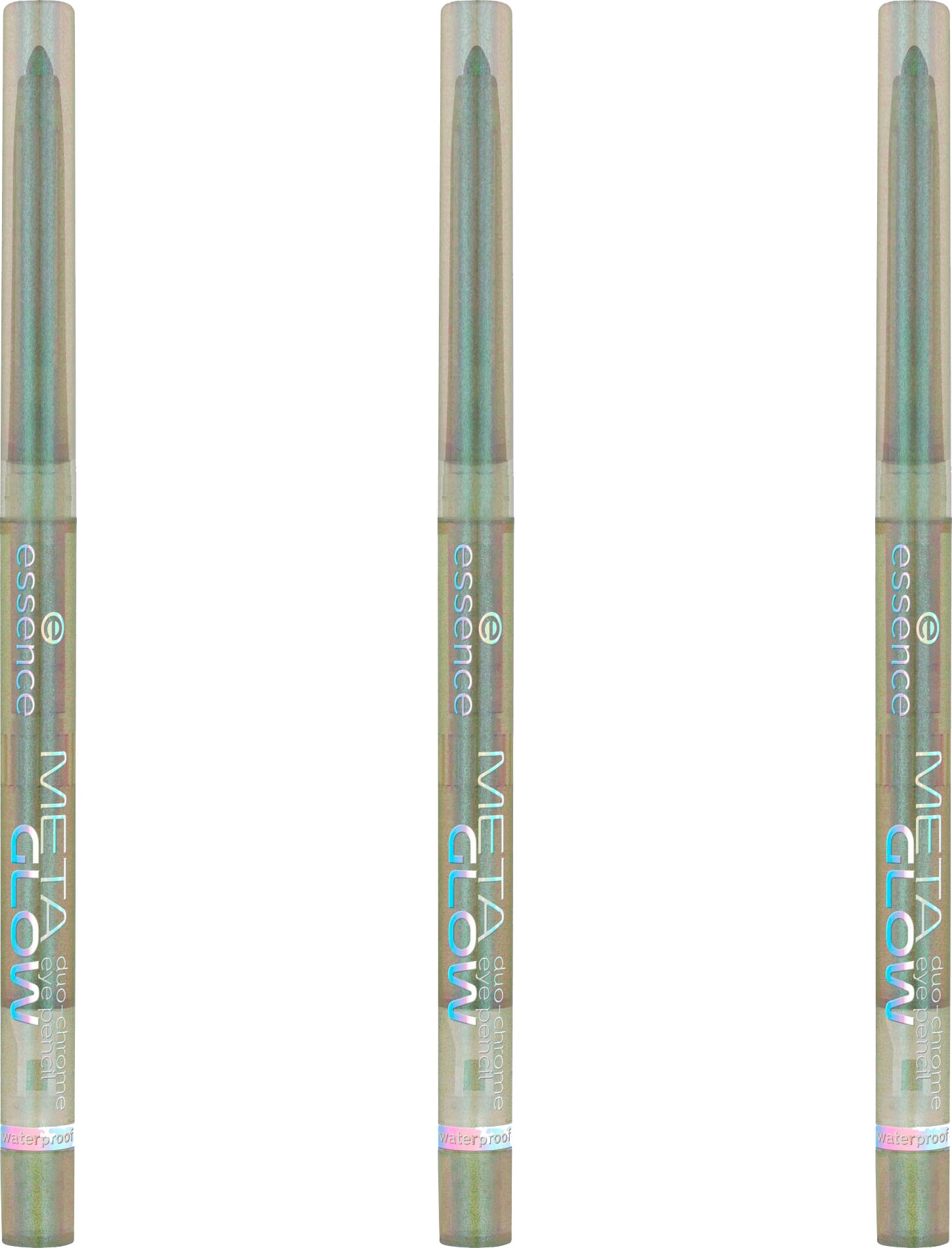 Kajal »META GLOW duo-chrome eye pencil«, (3er Pack)