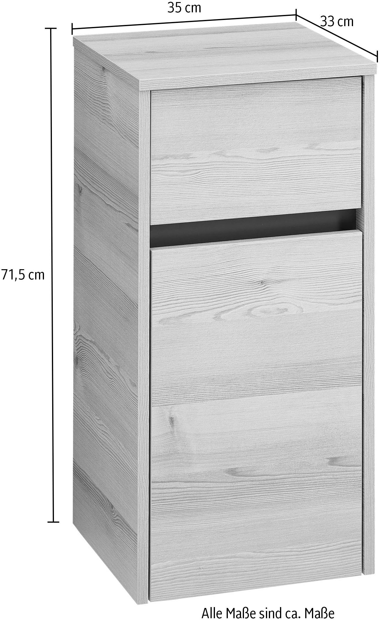 Saphir Badmöbel-Set »Quickset 393«, (Komplett-Set, 5 St.)